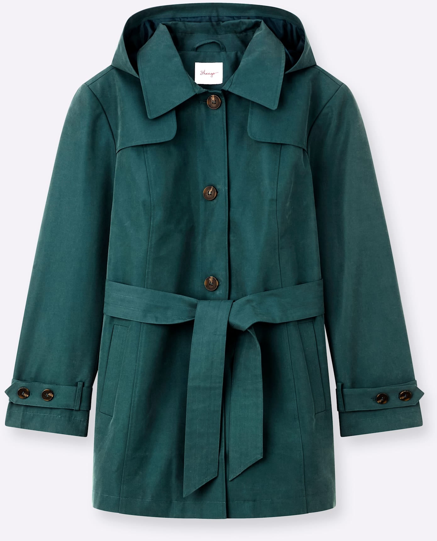 Sheego Veste longue mit Kapuze
