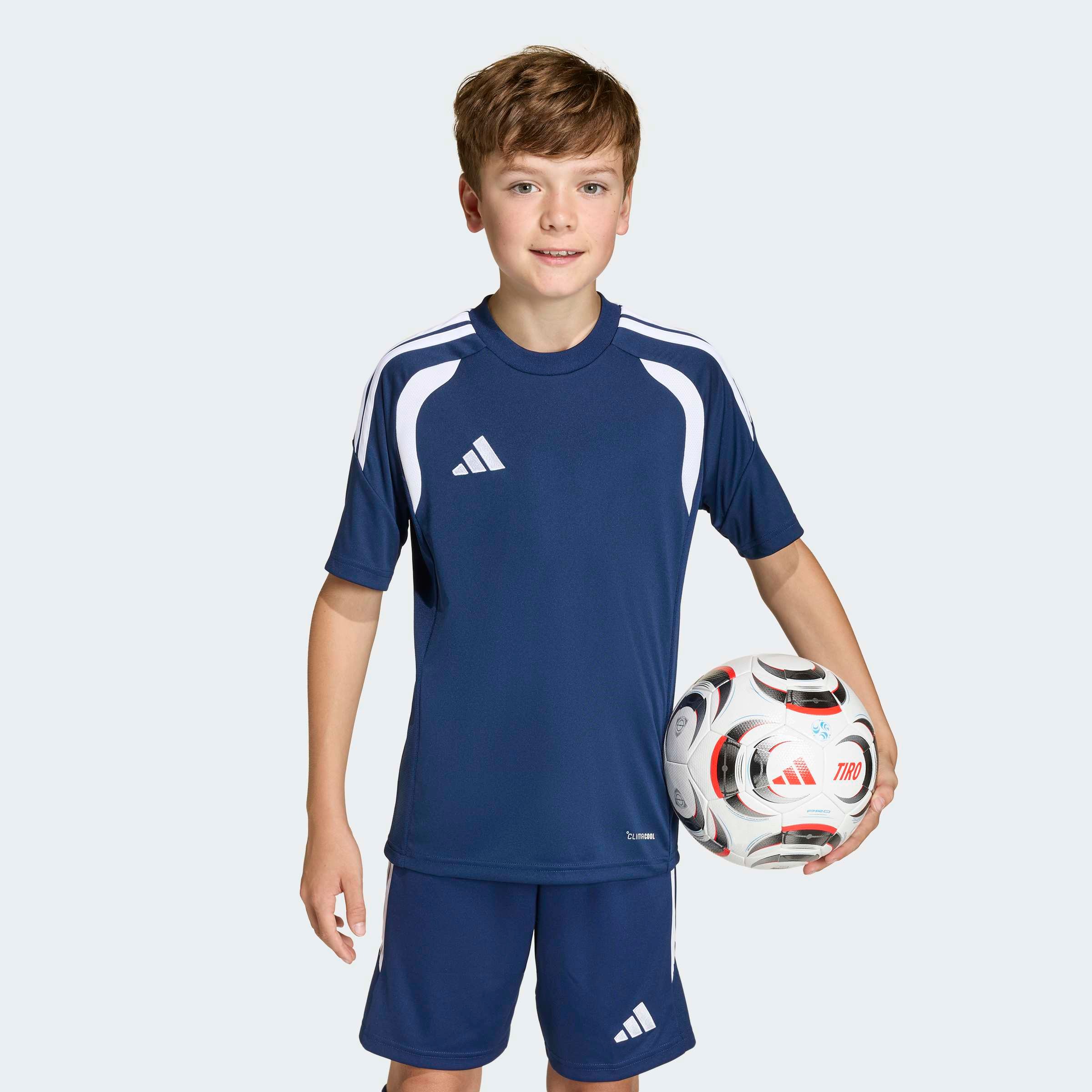 adidas Performance Fussballtrikot »TIRO26 LIGA KIDS TRIKOT« für Kinder, ohne Verschluss, mit climacool®