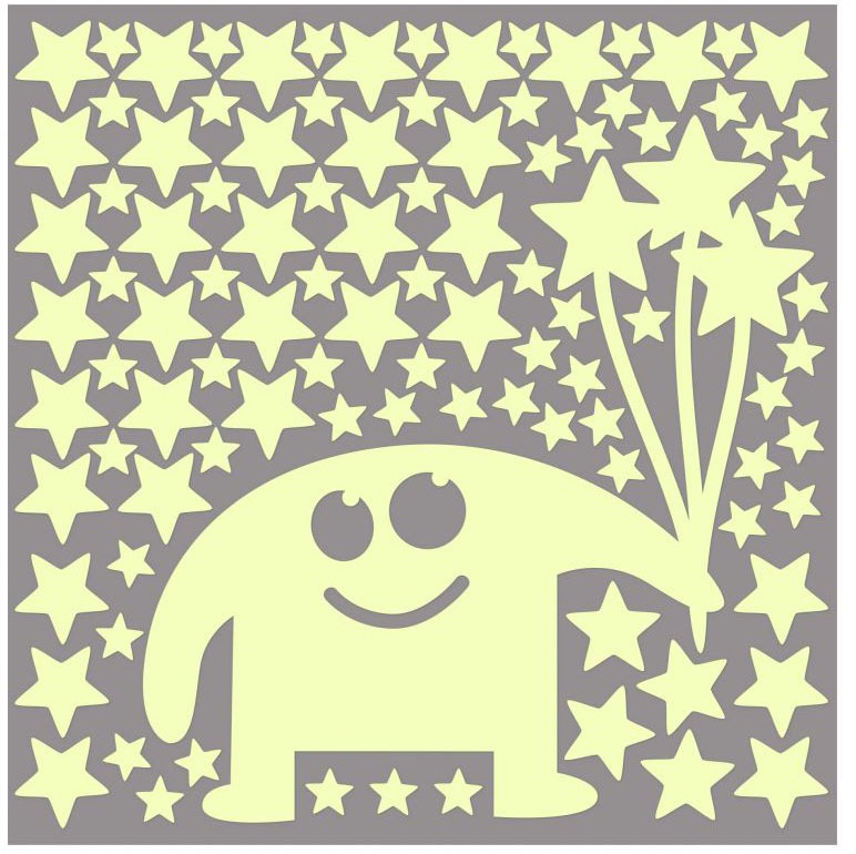 Image of Wall-Art Wandtattoo »Leuchtsticker kleine Monster«, (1 St.) bei Ackermann Versand Schweiz