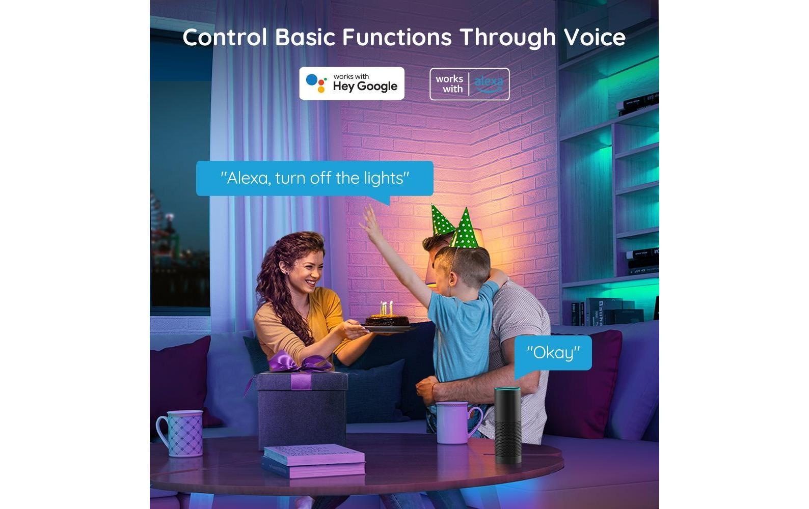 Govee LED-Streifen »Smart Wi-Fi + Blue 10m«