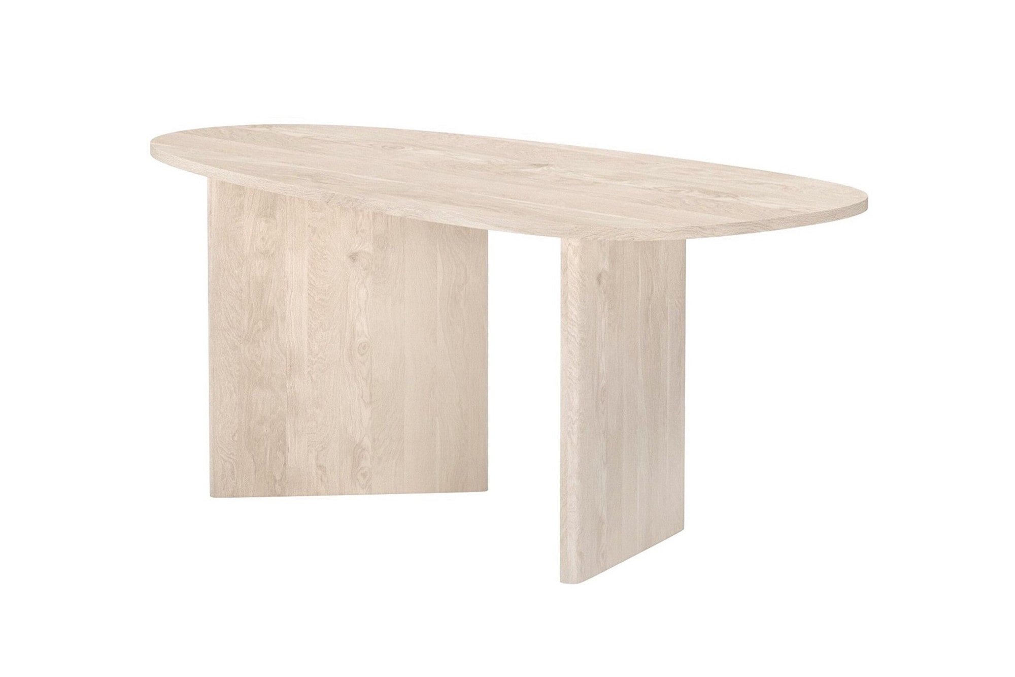 Venture Home Esstisch »Grönvik, ovaler Esstisch in warmer Naturoptik, 180 × 90 cm« Esszimmertisch, MDF, Papierlaminat, oval, geräumig, skandinavisch