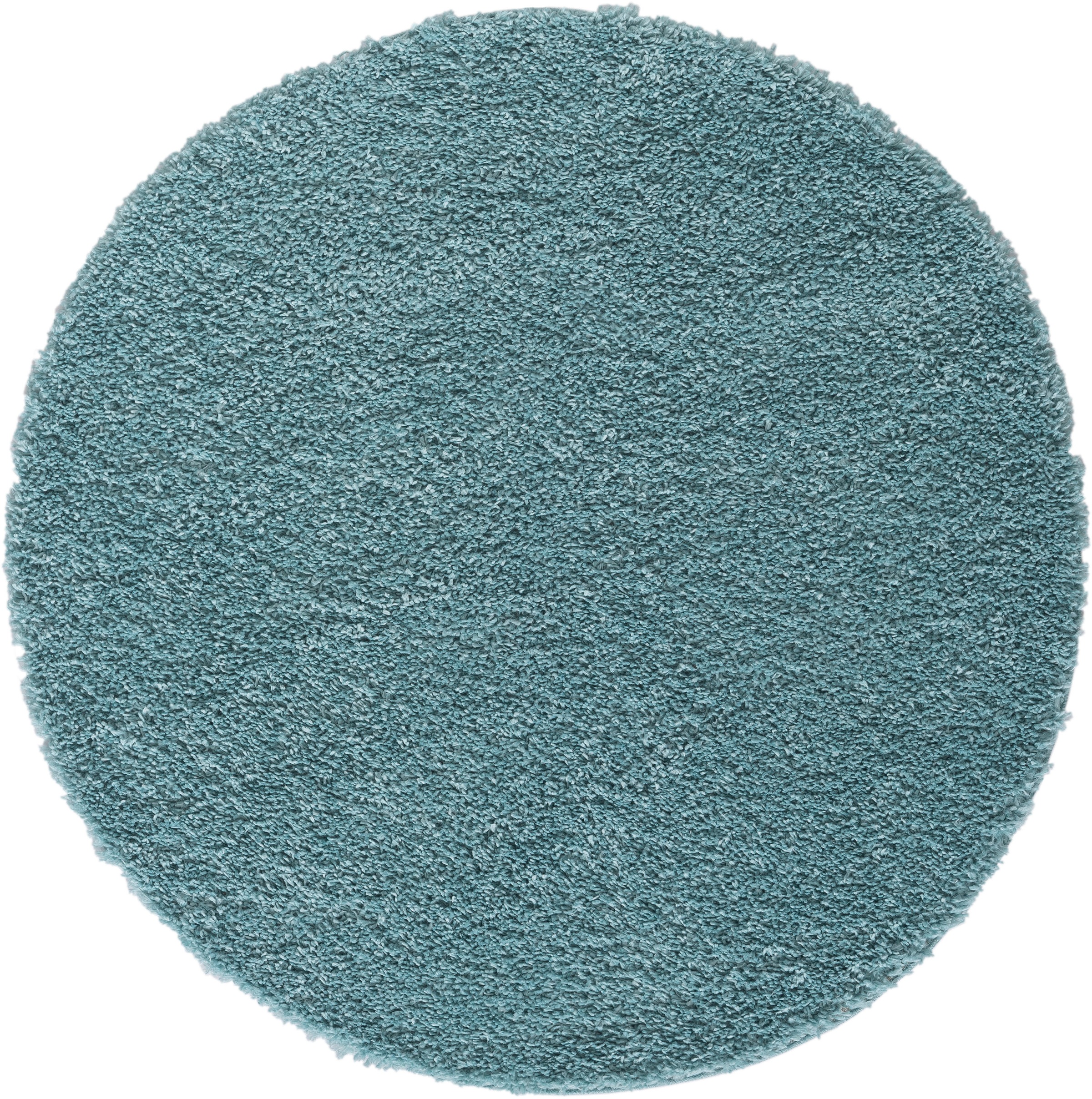 Myflair Möbel & Accessoires Hochflor-Teppich »My Shaggy«, rund, 37 mm Höhe, Shaggy, Uni Farben, leicht glänzend, Microfaser, extra flauschig