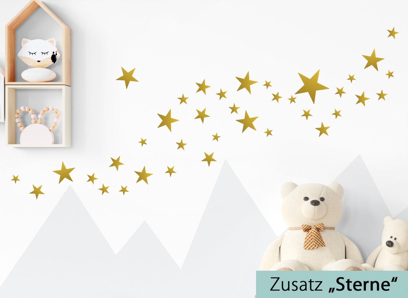 Image of little DECO Wandtattoo »Little Deco Wandtattoo Waldtiere Pfeil Bogen & Zelt« bei Ackermann Versand Schweiz