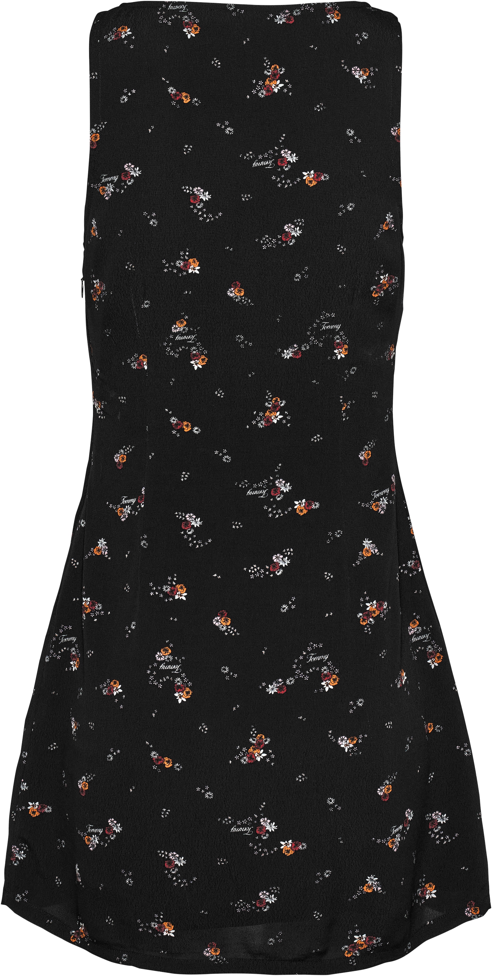 Tommy Jeans Blusenkleid »TJW BLACK FLORAL RACER DRESS«, mit Blumenprint, modische Racer Form