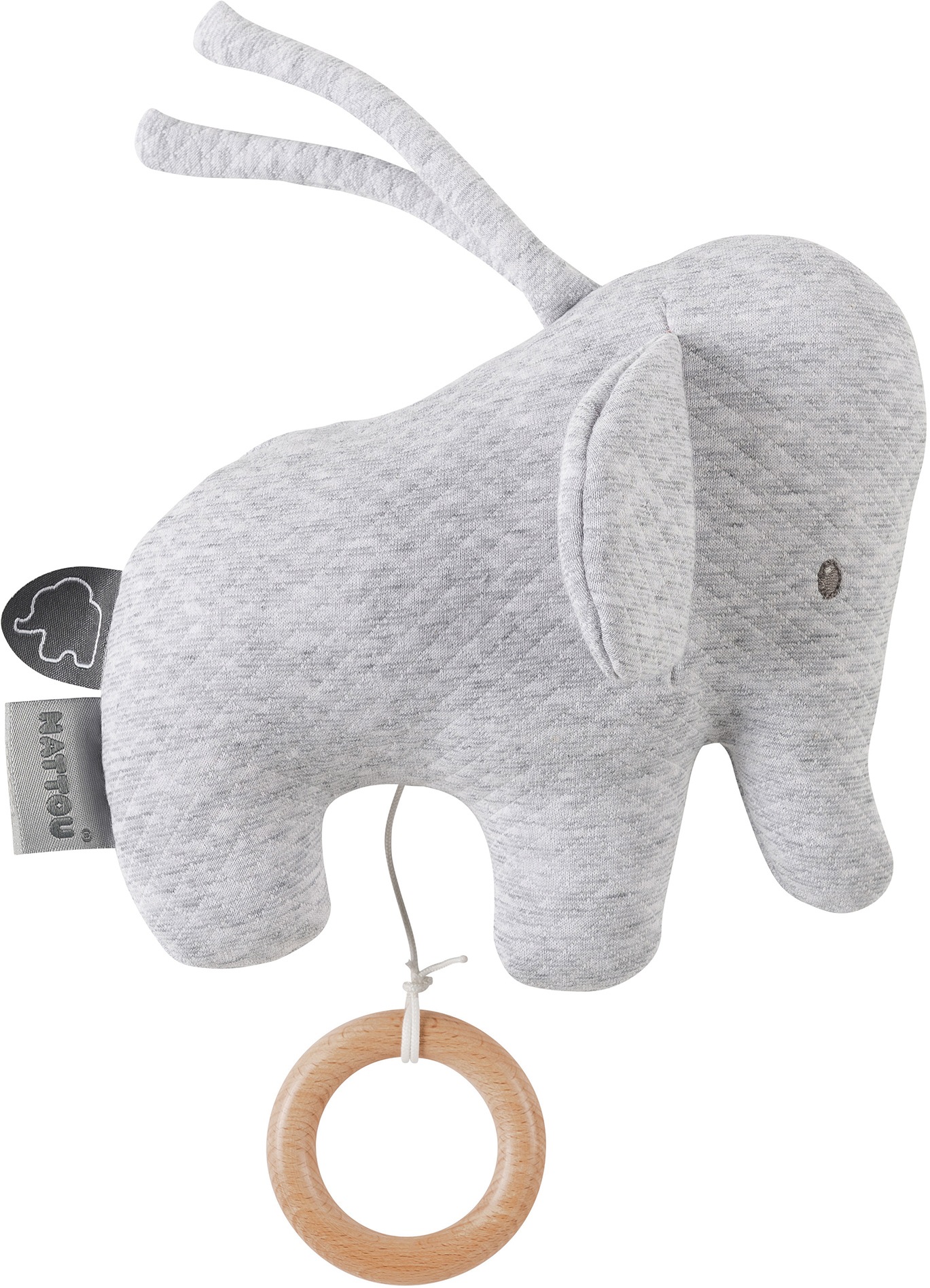 Image of Nattou Spieluhr »Tembo, Elefant, 18 cm«, Jacquard grau bei Ackermann Versand Schweiz