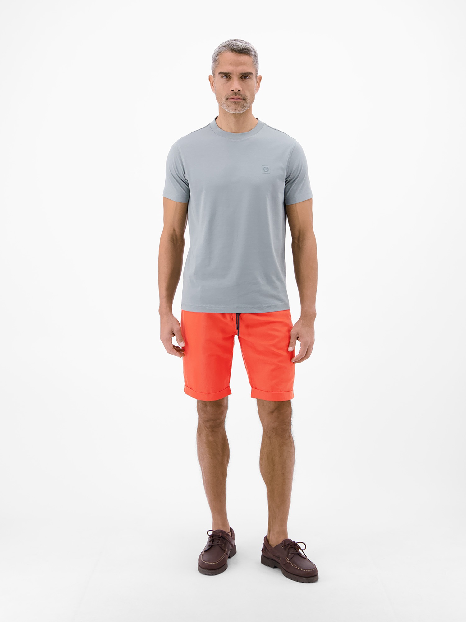 LERROS Chinoshorts »Chino-Shorts aus Baumwoll-Leinen-Mischgewebe«  Chino Hose Herren kurz, Tunnelzugbund und Gürtelschlaufen, 4 Taschen