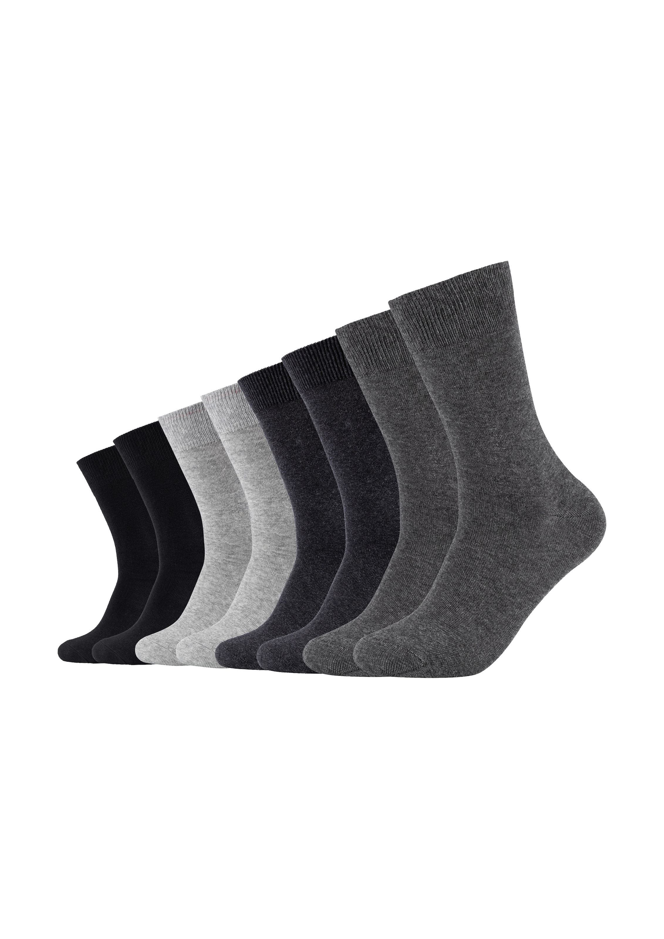 s.Oliver Socken »essentials«, (8 Paar), mit weichem Bund