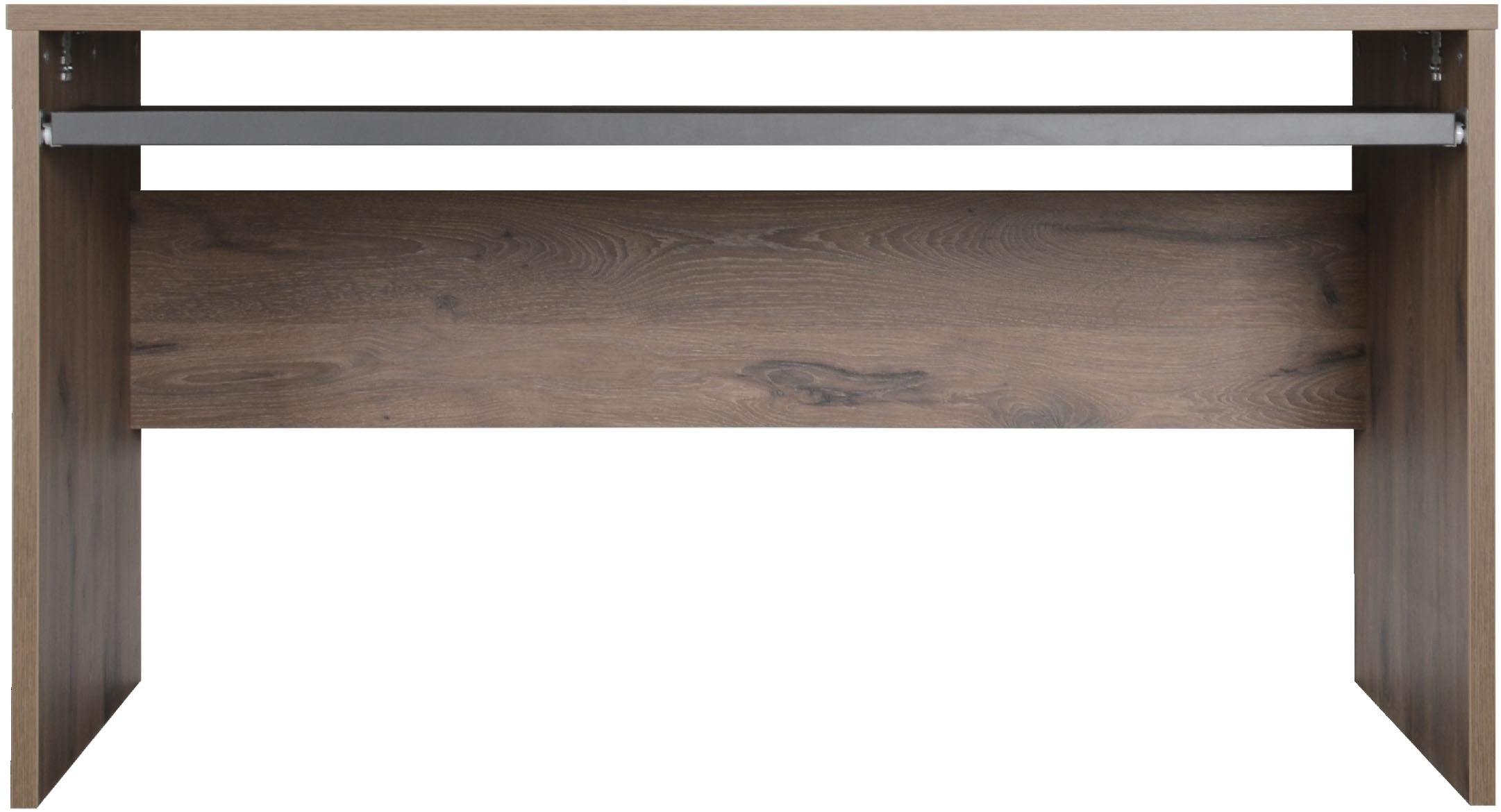 VOGL Möbelfabrik Schreibtisch »Barrie mit 2-farbigem Tastaturauszug«, in 2 Breiten, 2,5 cm Tischplattenstärke, Made in Germany