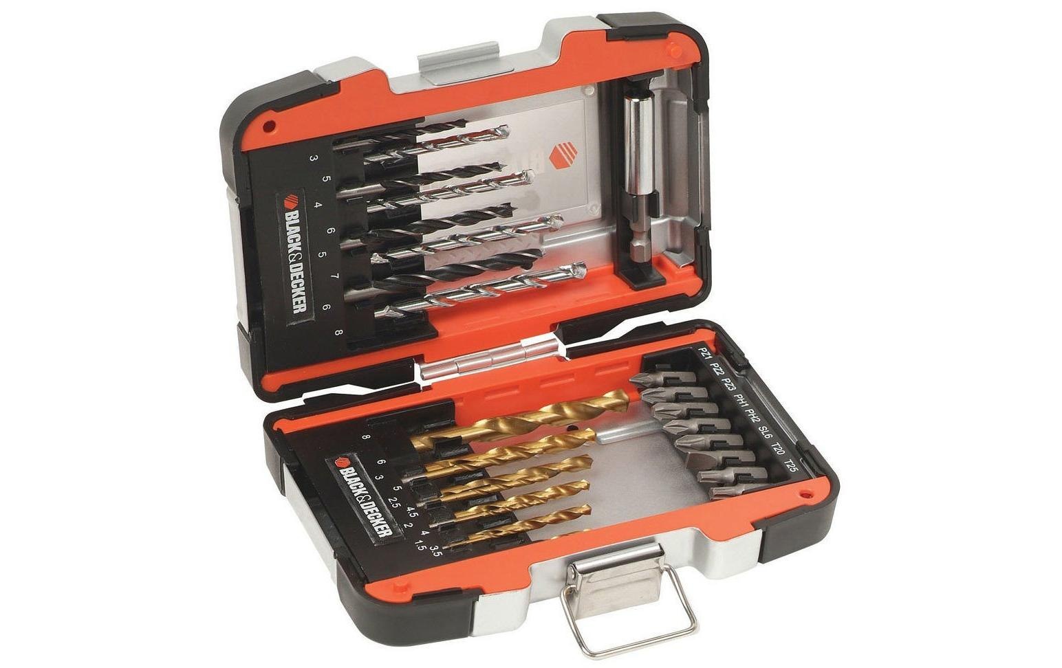 Image of Black + Decker Bohrer- und Bit-Set »A7177«, (27 tlg.) bei Ackermann Versand Schweiz