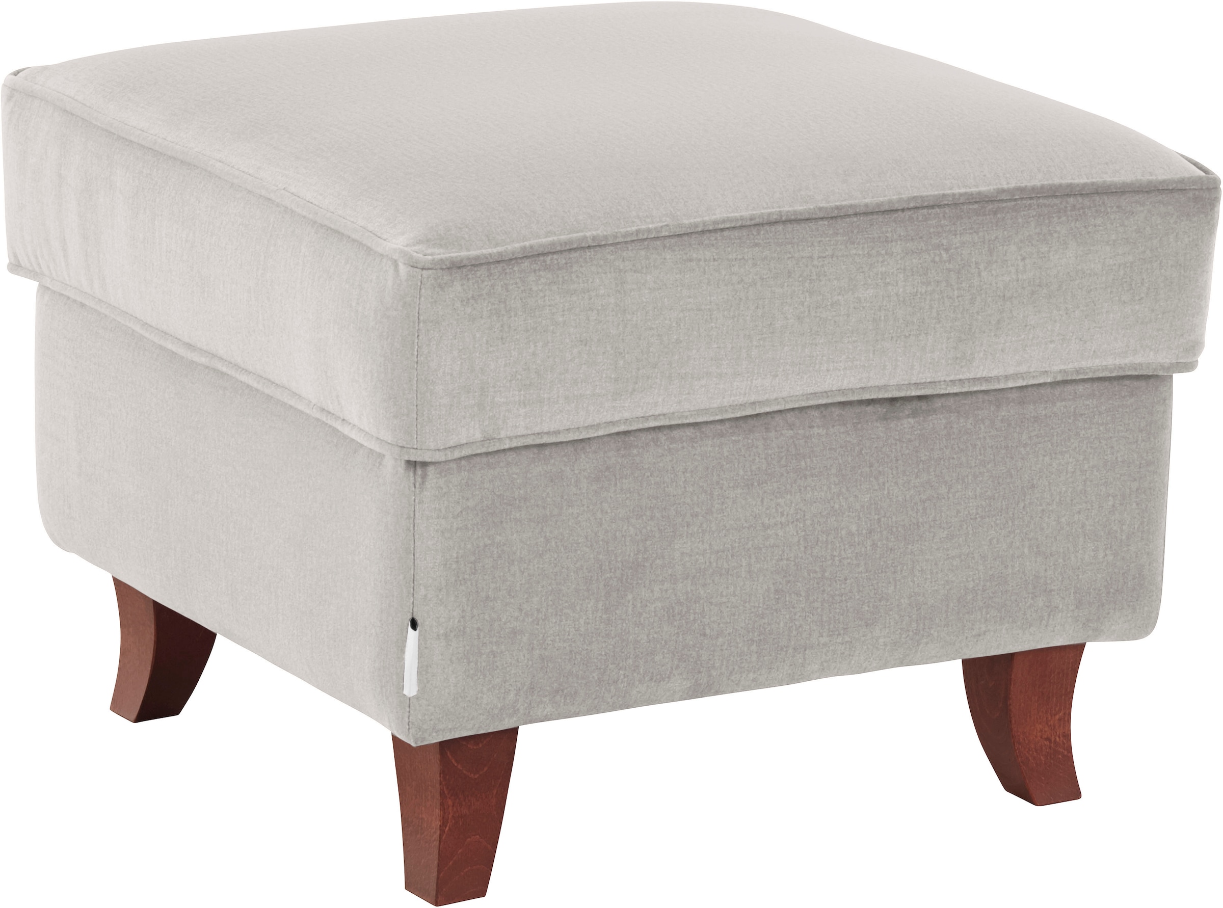 Home affaire Polsterhocker »Reims« echte Chesterfield-Knopfheftung, Samtoptik mich changierender Optik