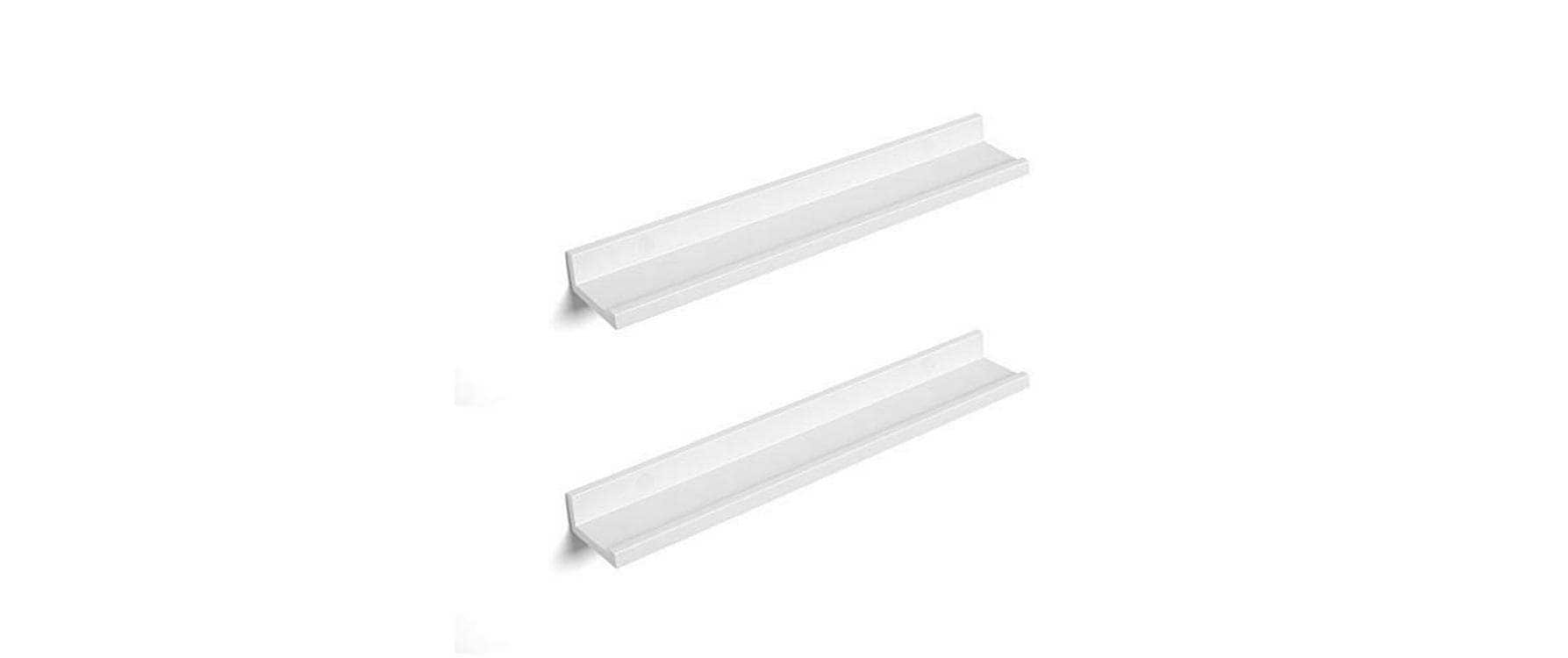 Image of SONGMICS Wandregal "2-er Set Weiss"