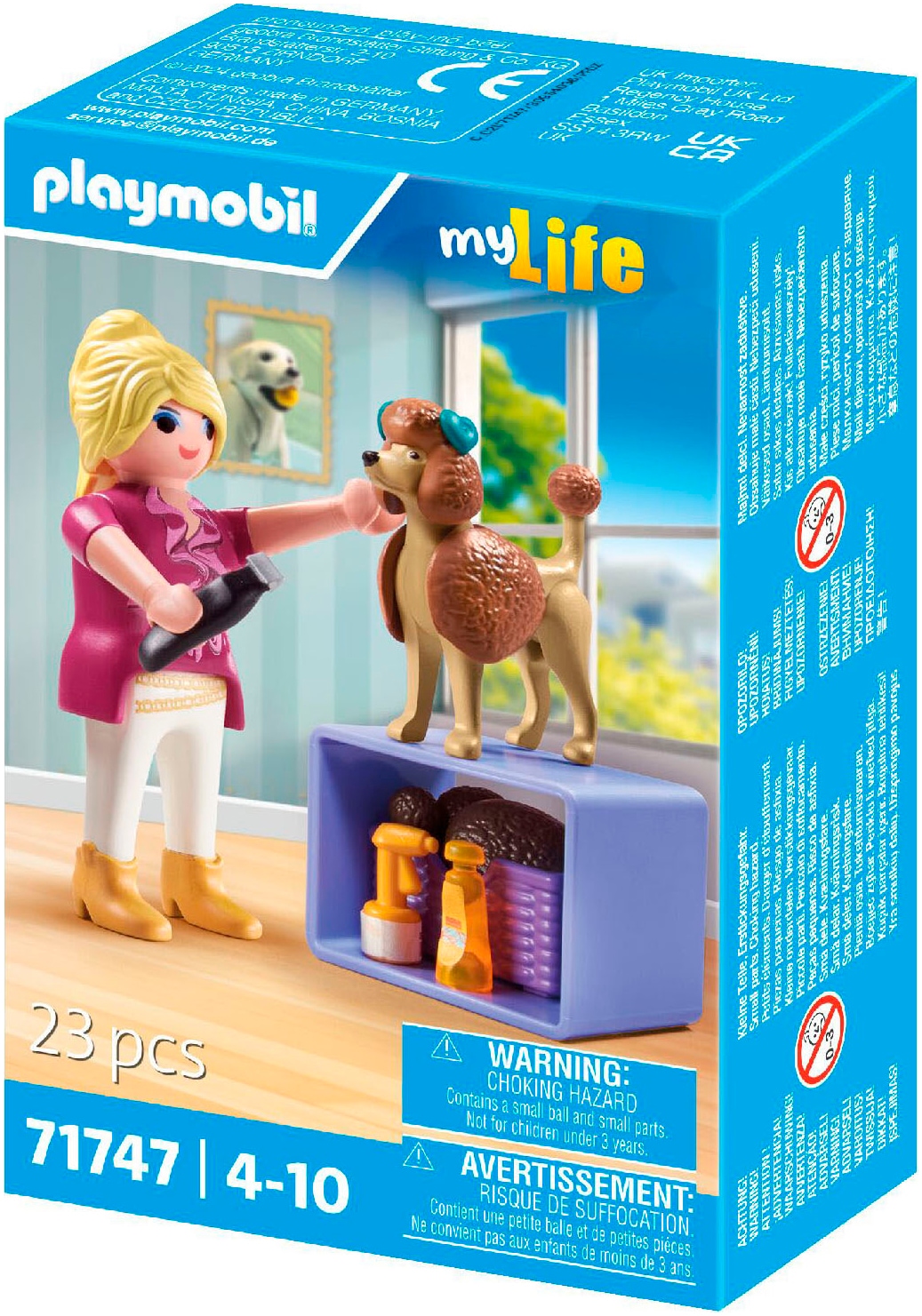 Playmobil® Konstruktions-Spielset »Hundefriseurin (71747), Playmobil My Life«