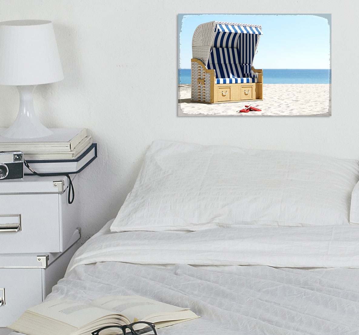 queence Metallbild »Beach Day« Strand 1 Stk. tlg.