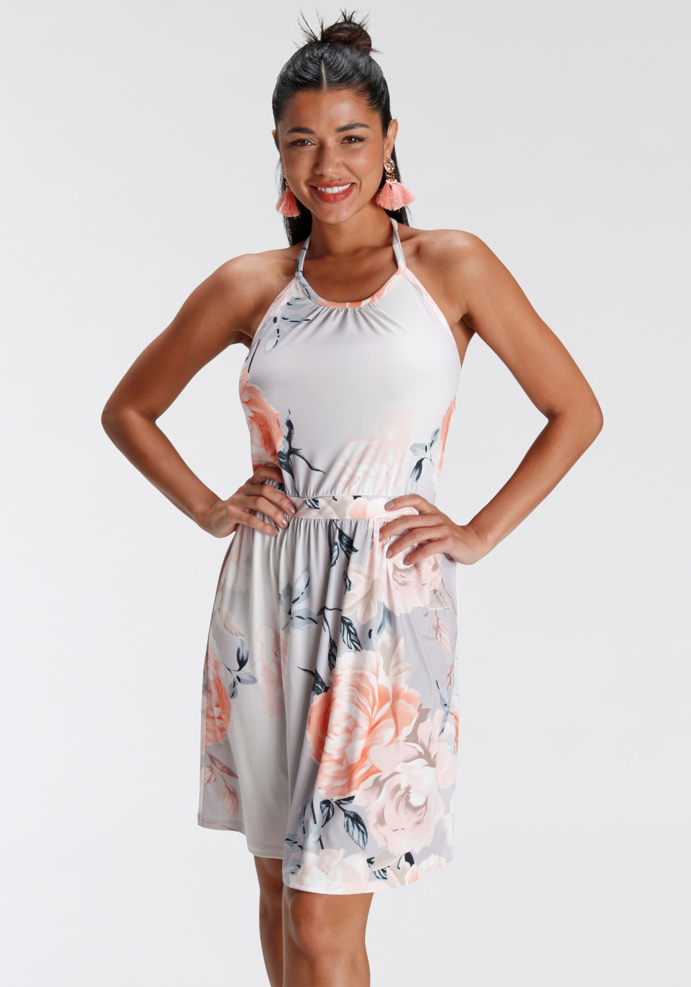 Melrose Neckholderkleid, in Flower-Design - NEUE KOLLEKTION kaufen