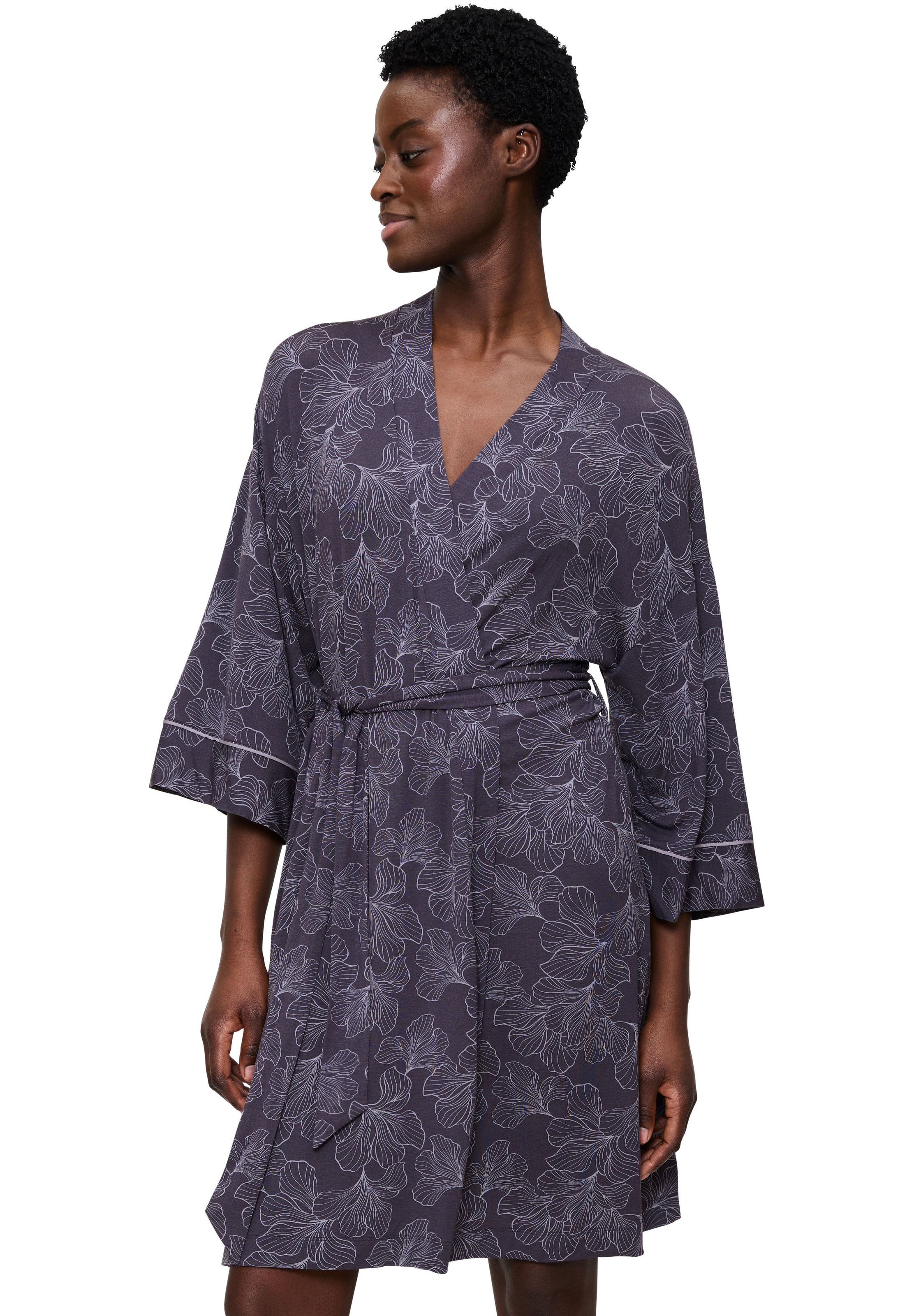 Image of Triumph Morgenmantel "Aura Spotlight Robe 01" weich, atmungsaktiv, knielang
