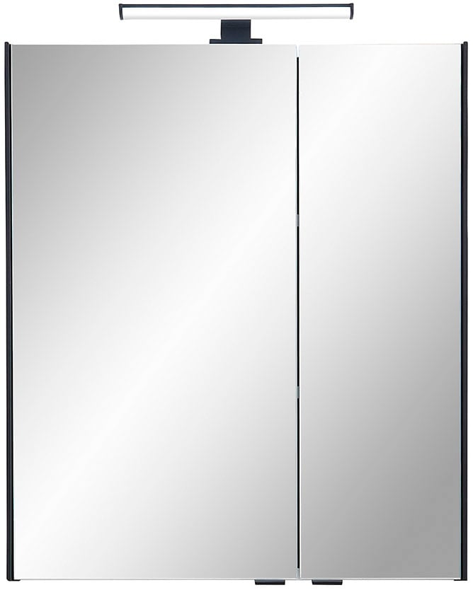 Saphir Ensemble de meubles de salle de bain »Quickset 395 5-teilig, Waschbeckenunterschrank mit LED-Spiegelschrank« 5 cuis tlg.