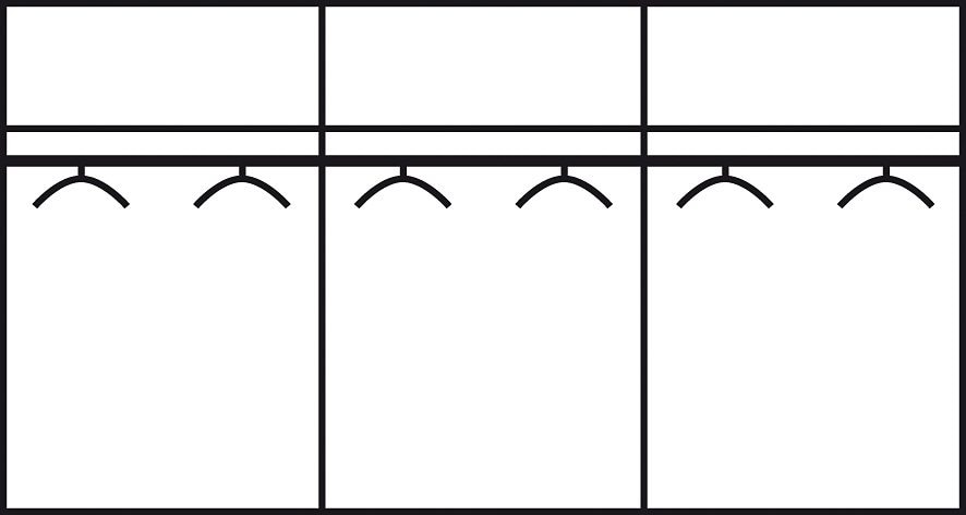 rauch Schwebetürenschrank »Imperial«, in 8 Breiten und 3 Höhen