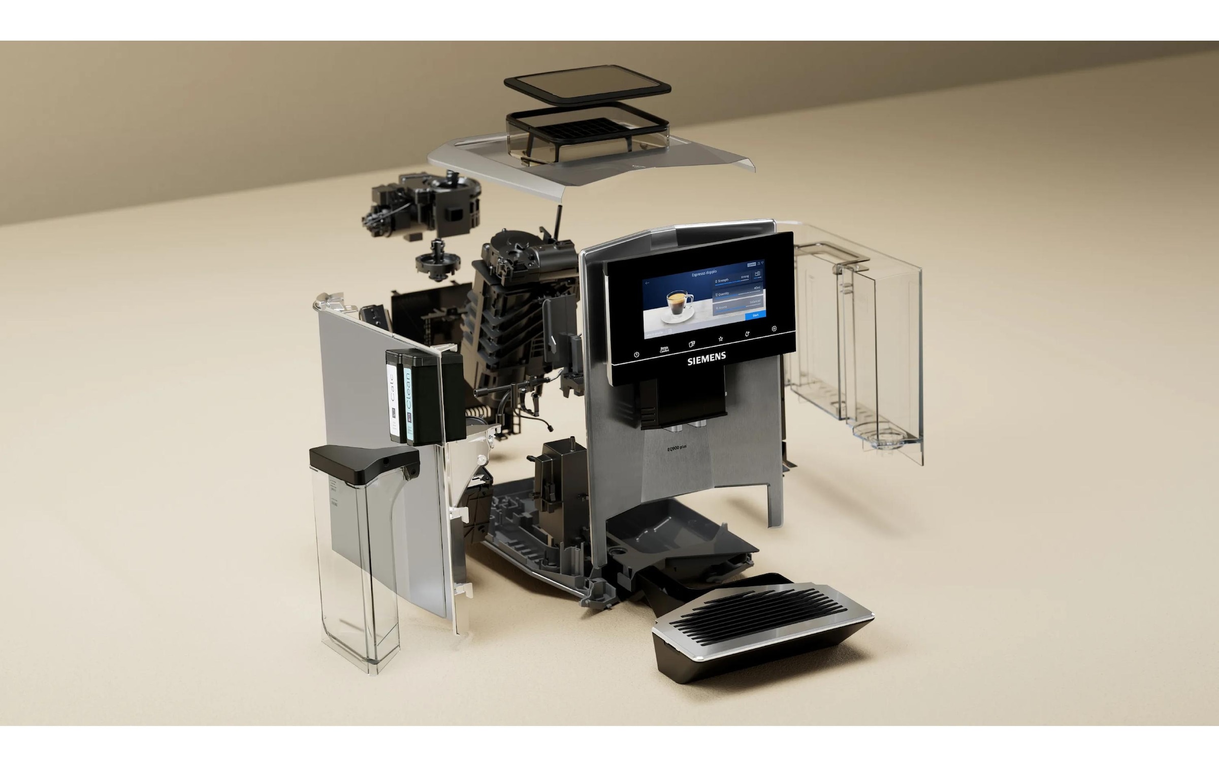 SIEMENS Kaffeevollautomat »EQ900 plus TQ903DZ3 Edelstahl«