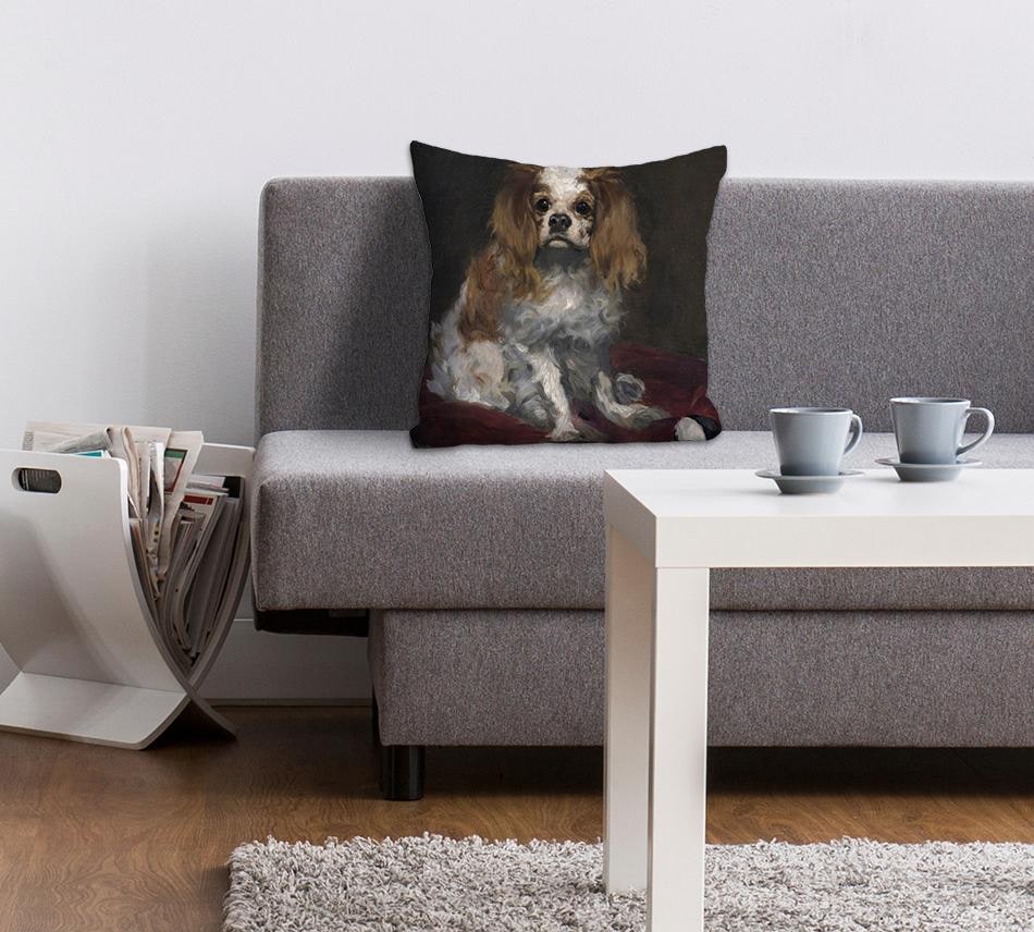 queence Dekokissen »»Hund««, Kissenhülle ohne Füllung, 1 Stück