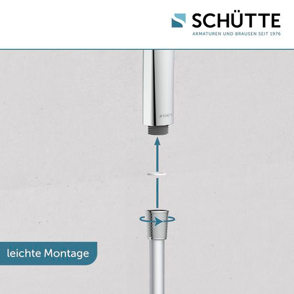 Schütte Stangenbrause-Set »RAVENNA« 1 Stk. tlg. 3-fach verstellbar / Antikalk / wassersparend