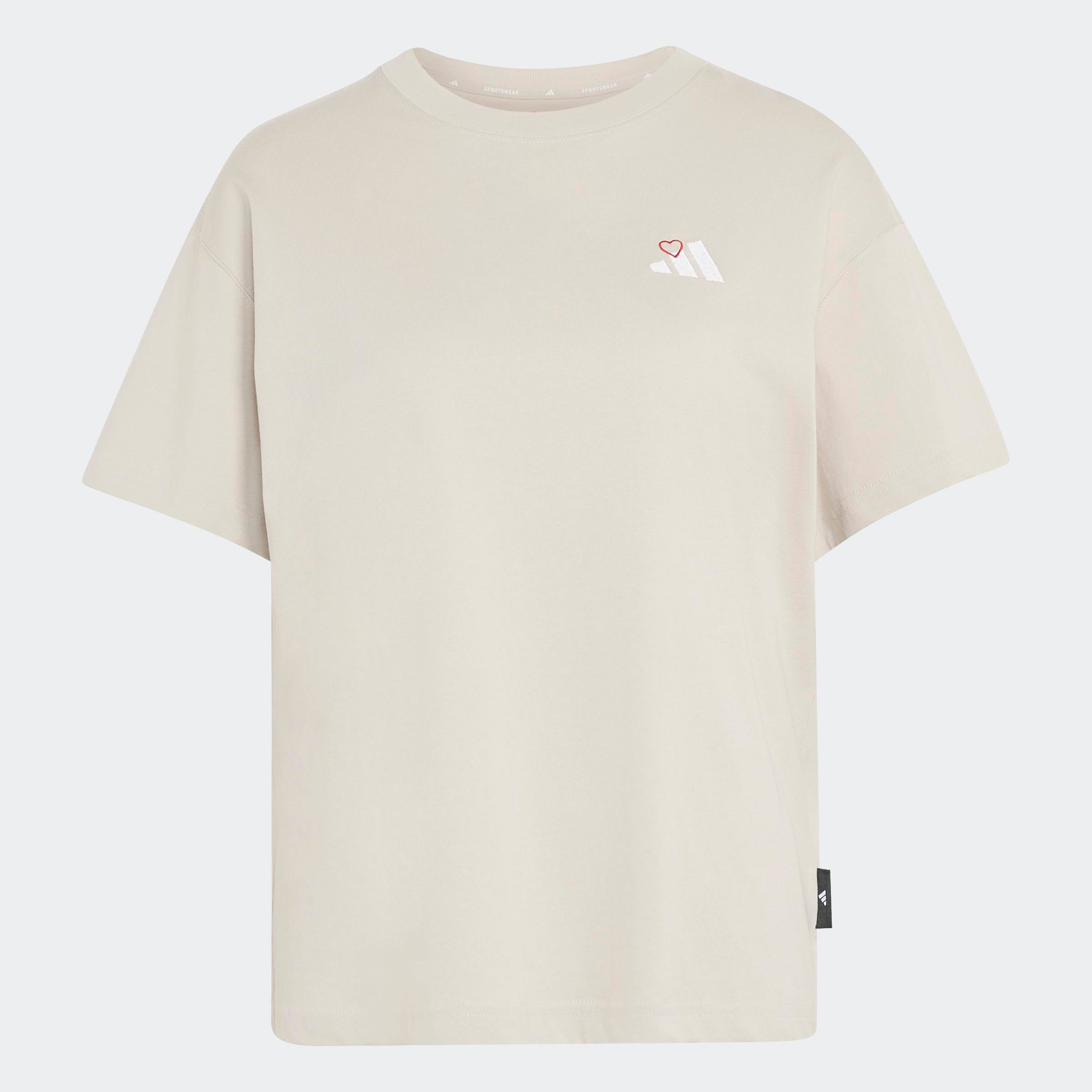adidas Sportswear T-Shirt »MINI L T« sportliches T-Shirt, ohne Verschluss, Basic-Design, aus Baumwolle