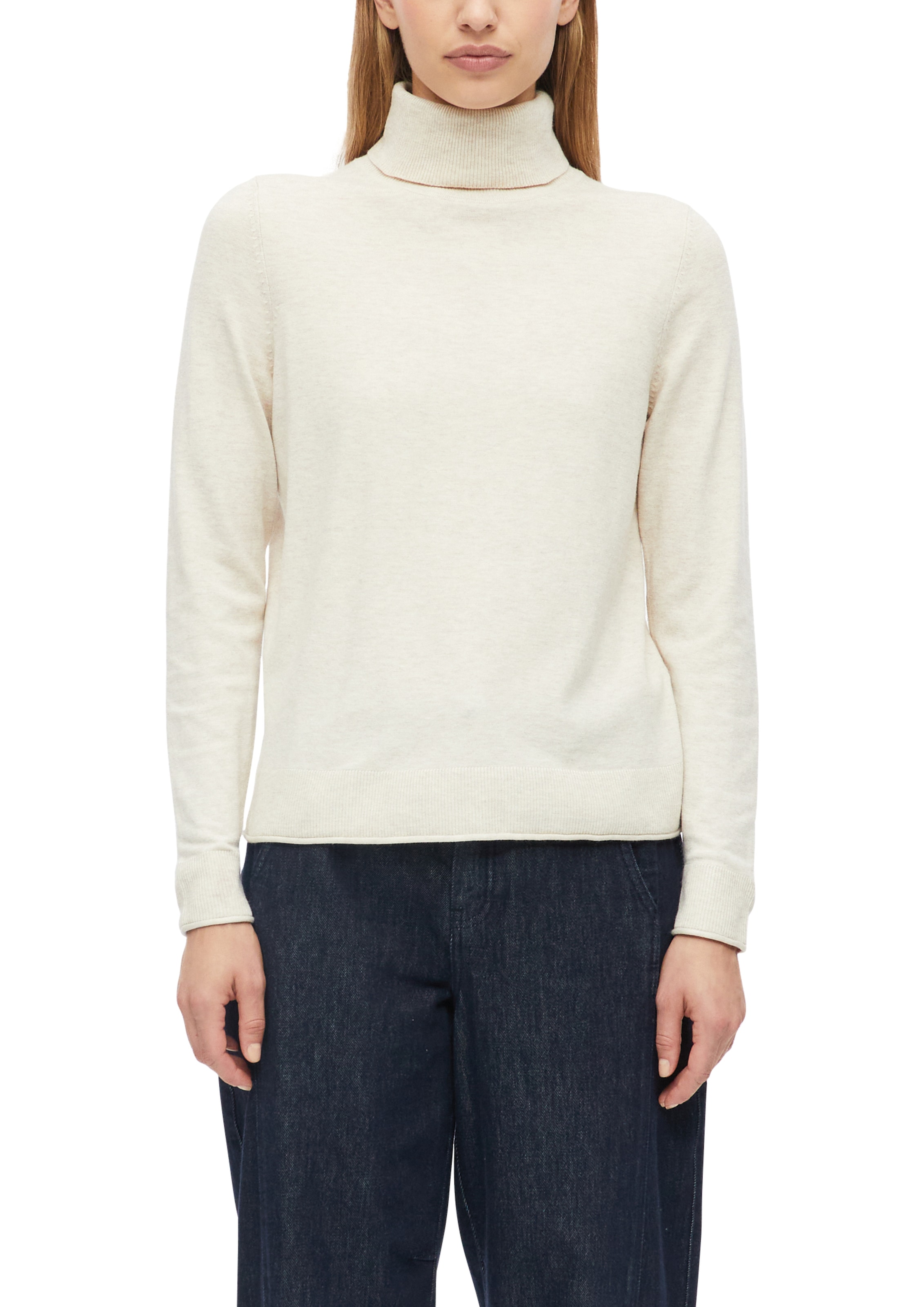 Image of s.Oliver Rollkragenpullover mit Viskose / Feinstrick