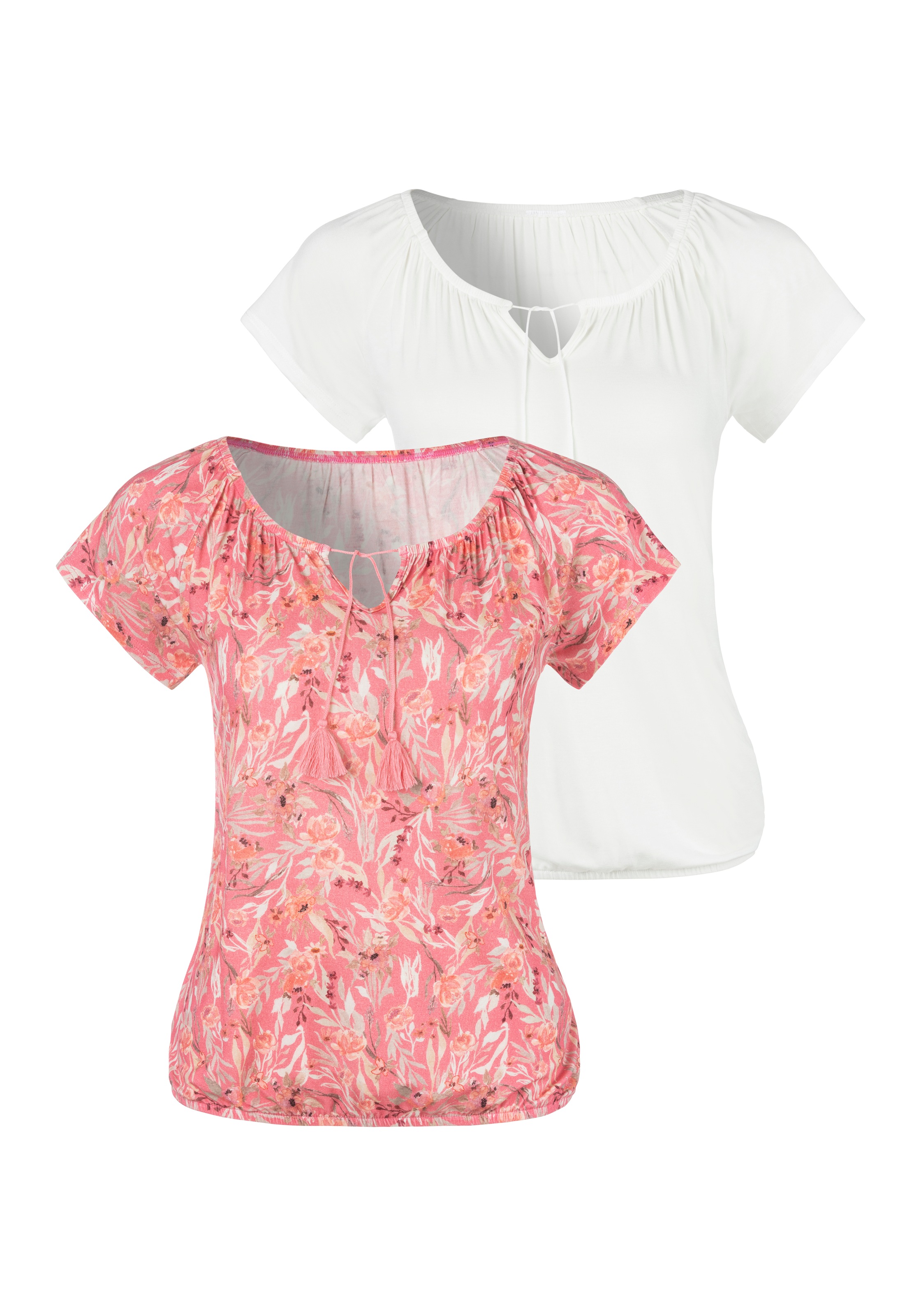 Image of Vivance T-Shirt, (2er-Pack) bei Ackermann Versand Schweiz