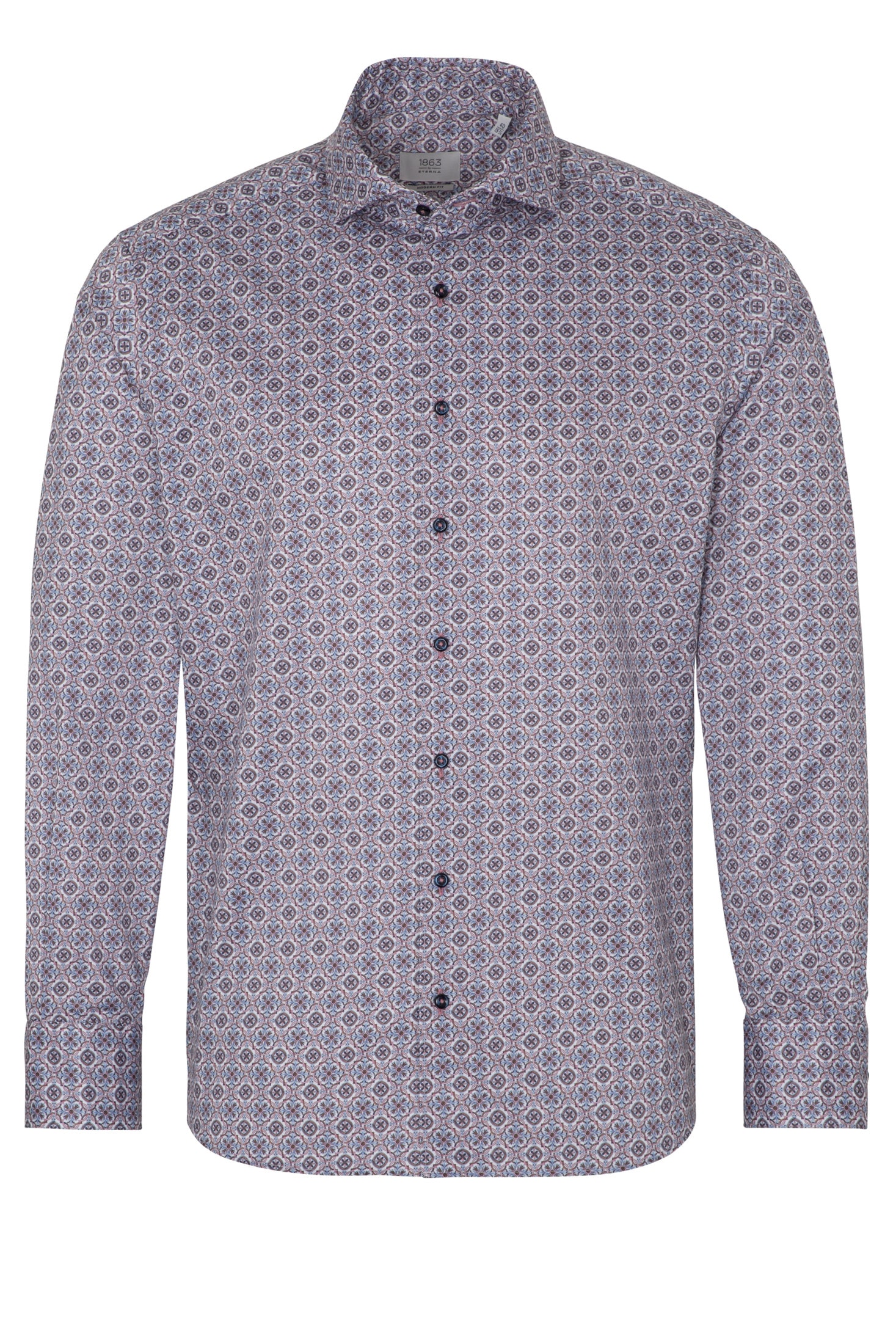 Eterna Langarmhemd »MODERN FIT« EASY IRON (bügelleicht)