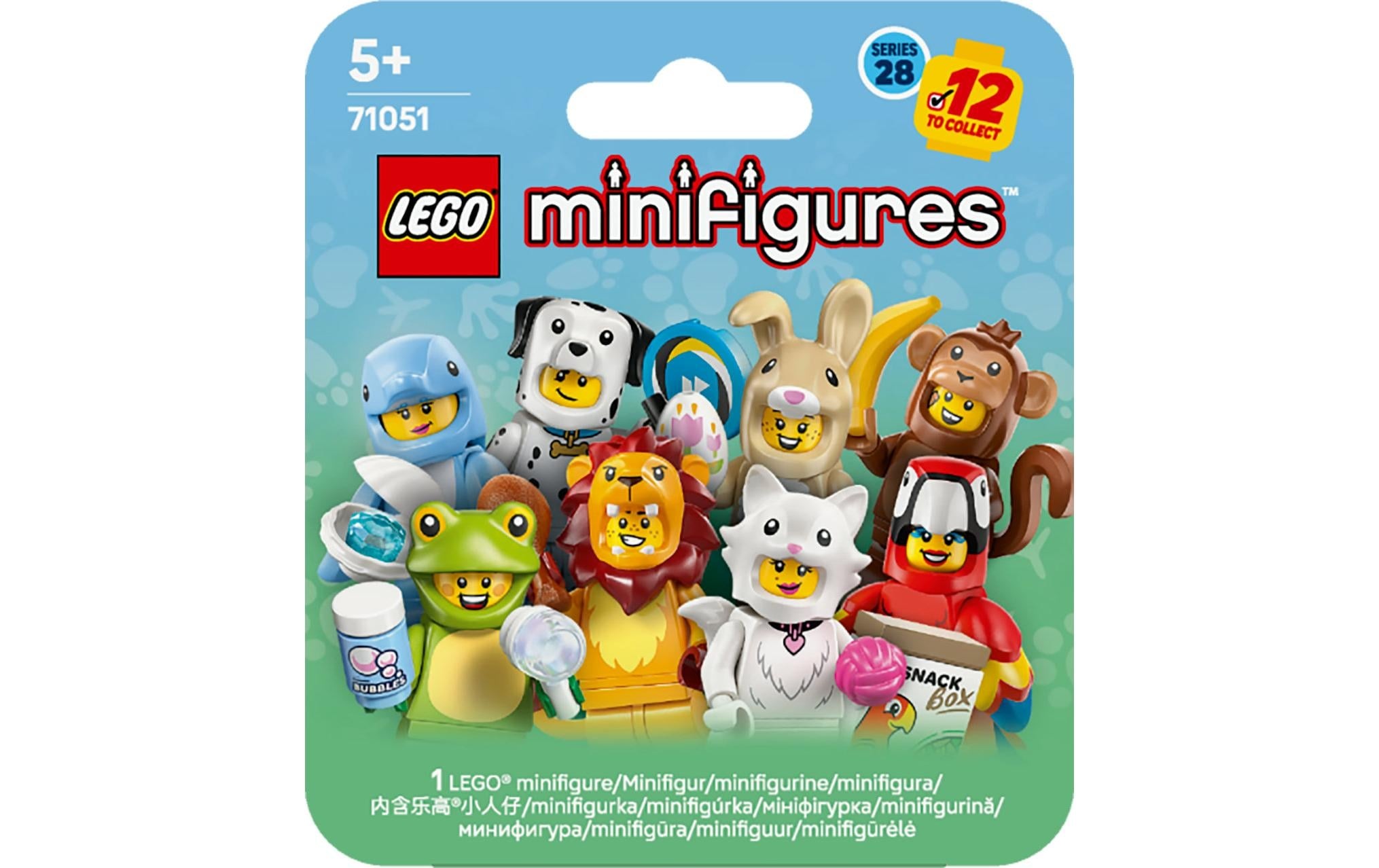 Image of LEGO Konstruktionsspielsteine "Minifigures Tiere Serie 28"