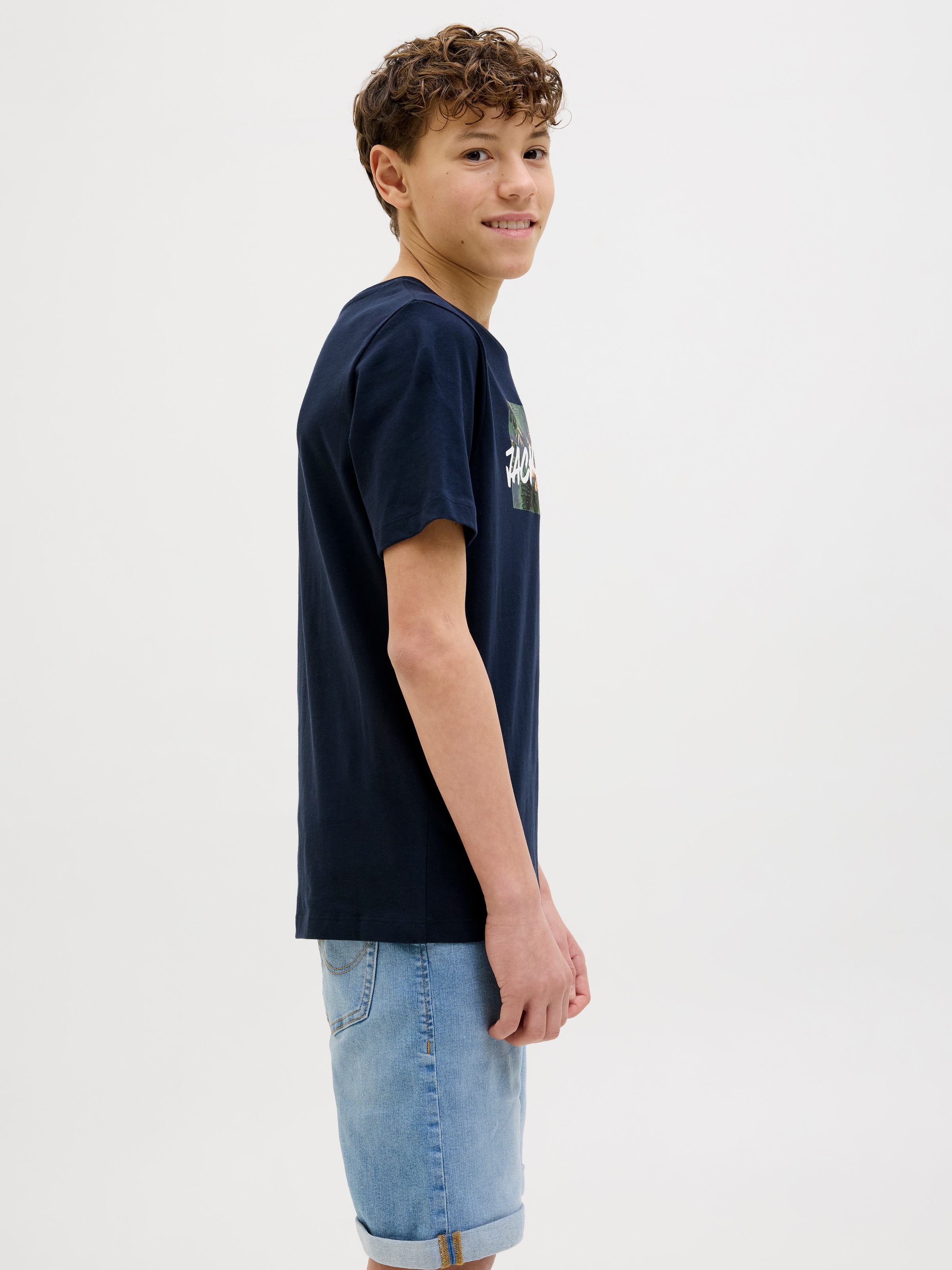 Jack & Jones Junior T-Shirt »JJHAWAII SHAPE TEE SS CREW NECK JNR«