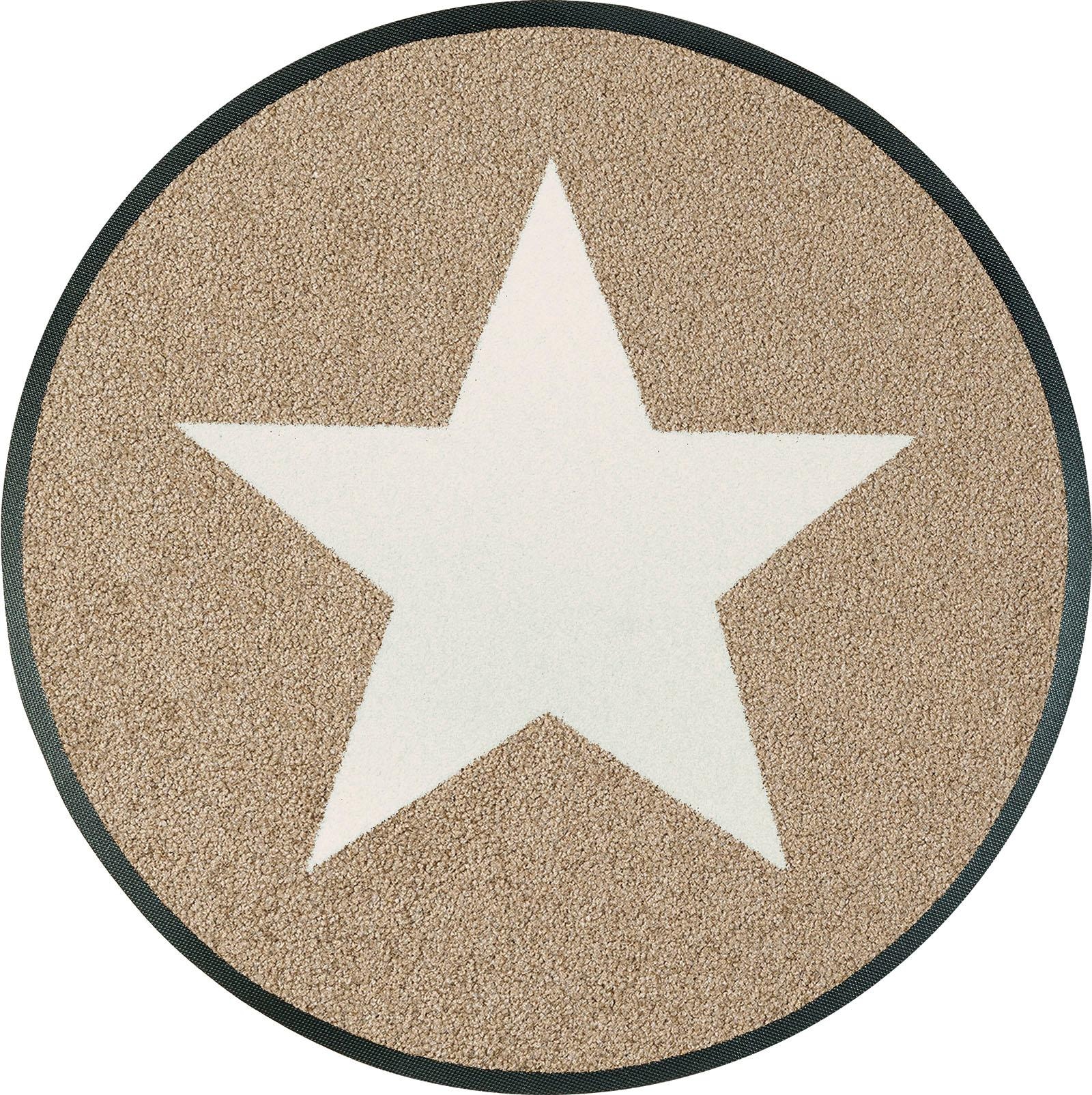 wash+dry by Kleen-Tex Läufer »Stars«, rechteckig, 7 mm Höhe, Schmutzfangläufer, Motiv Sterne, rutschhemmend, waschbar