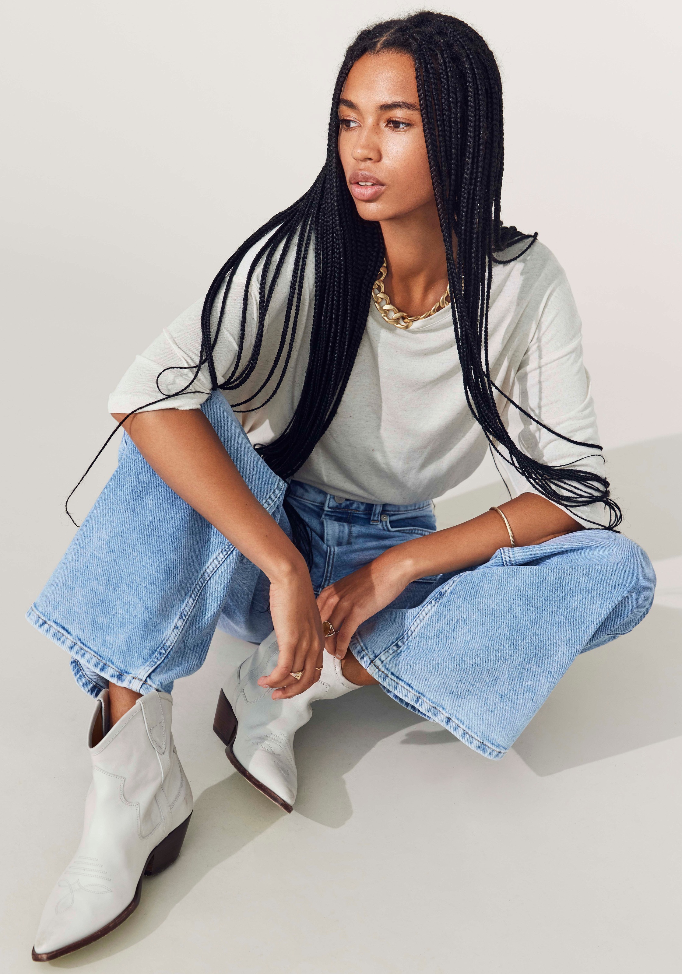 Image of Only High-waist-Jeans »ONLMADISON LIFE HW WIDE CROP DNM TAI« bei Ackermann Versand Schweiz