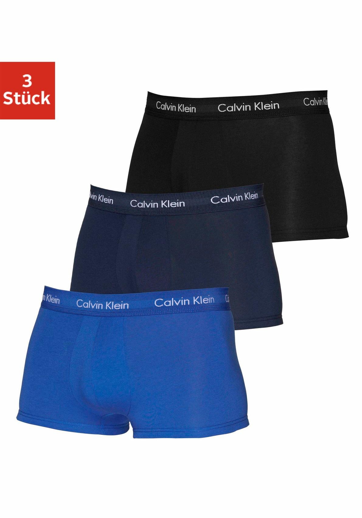 Calvin Klein Underwear Trunk, (3 St.), in blautönen