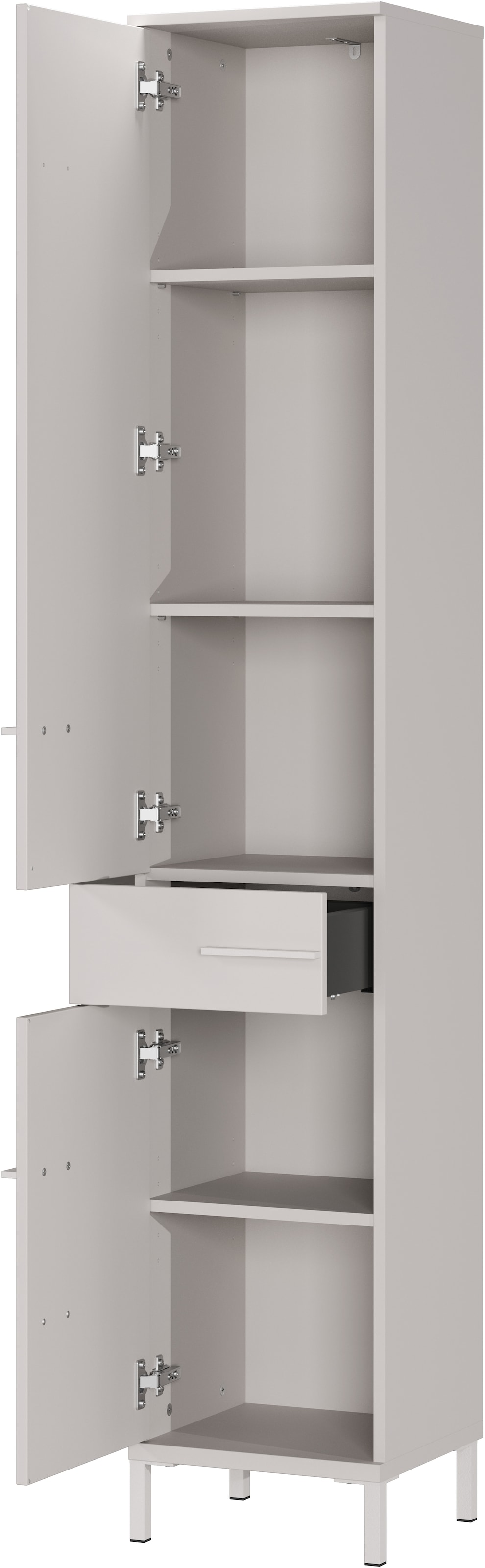 GERMANIA Armoire haute »Hochschrank« 1 cuis tlg. Hochschrank mit wechselbarem Türanschlag in Kaschmir
