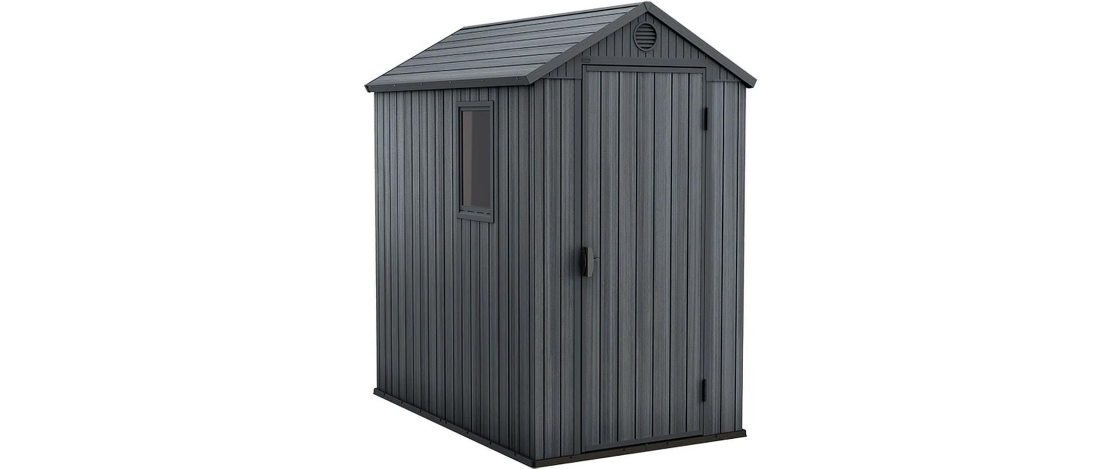Image of Keter Gartenhaus "Darwin 4 x 6 Grau, Kunststoff/Metall"