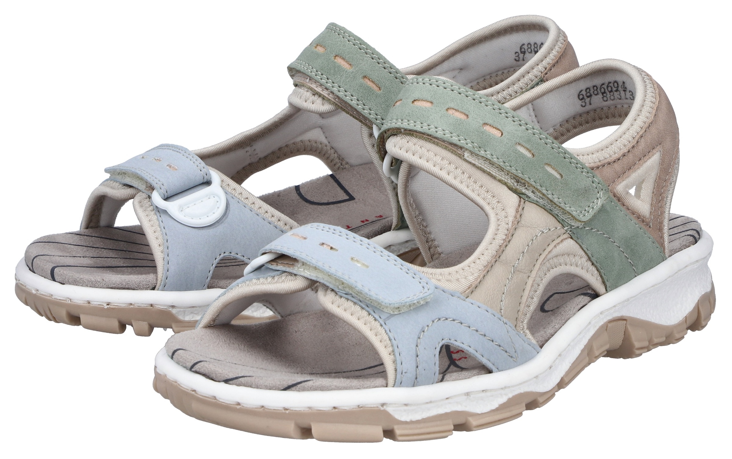 Rieker Sandale  Chaussure d'été, sandale, sandale outdoor avec velcro