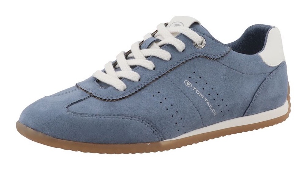 Image of TOM TAILOR Sneaker "Cathrine" Freizeitschuh, Halbschuh, Schnürschuh mit Kontrastbesatz