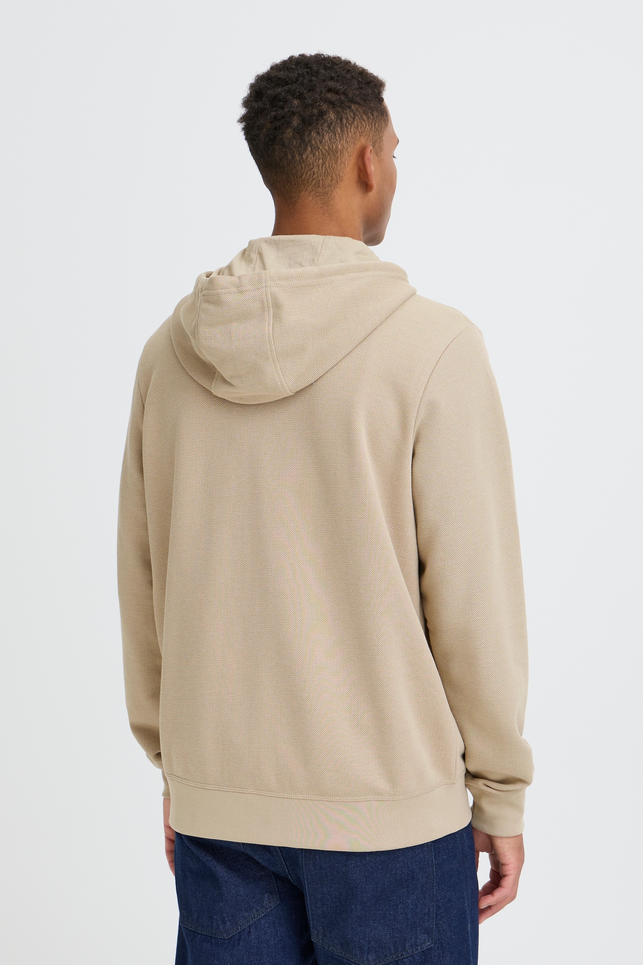 Blend Kapuzensweatshirt »BHJUMA PIQUE ZIPP SWEAT«, mit Reissverschluss, aus Baumwolle und Polyester, Regular Fit
