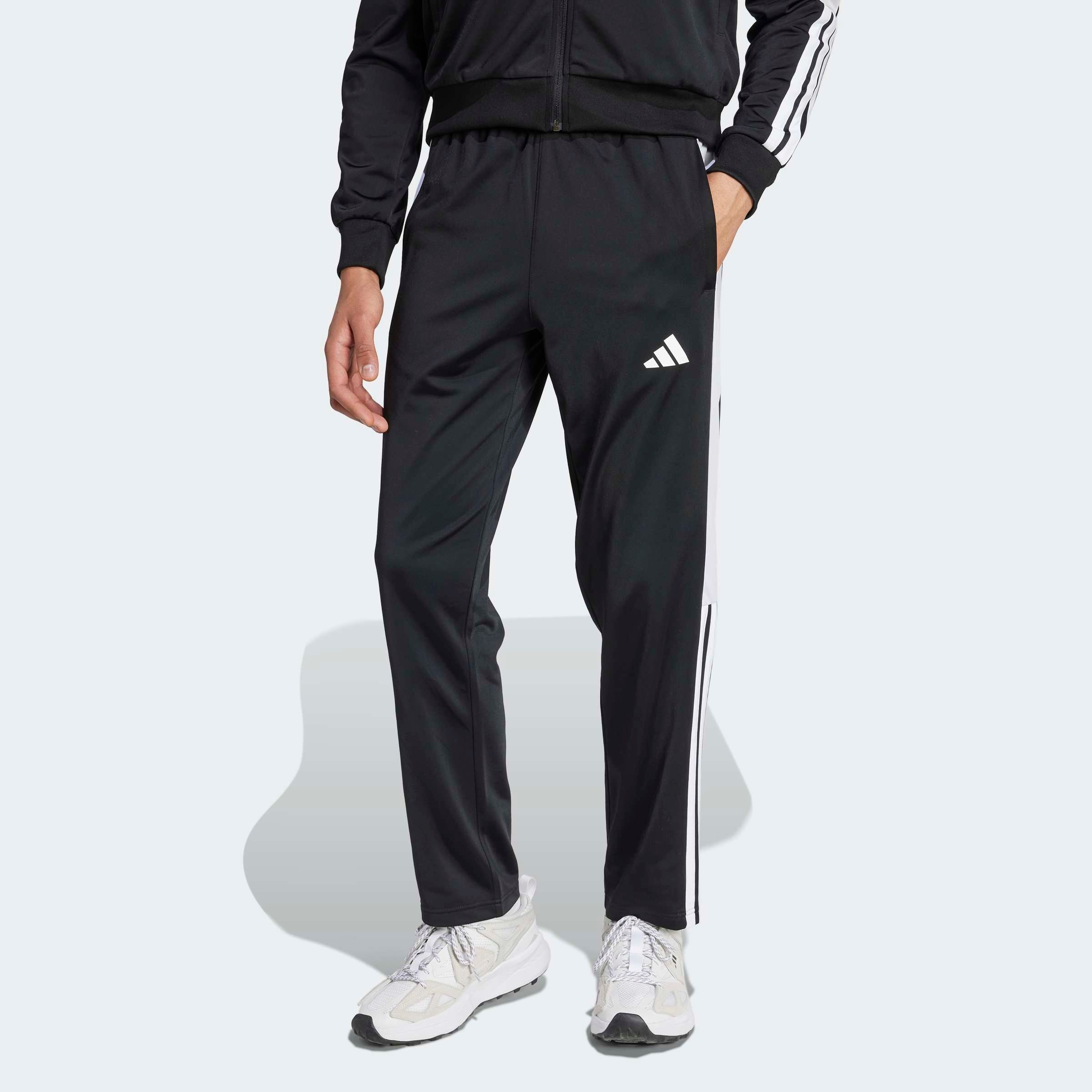 Image of adidas Sportswear Sporthose "MIT DRUCKKNÖPFEN" sportlicher Look mit Colourblocking-Einsätzen und 3-Streifen