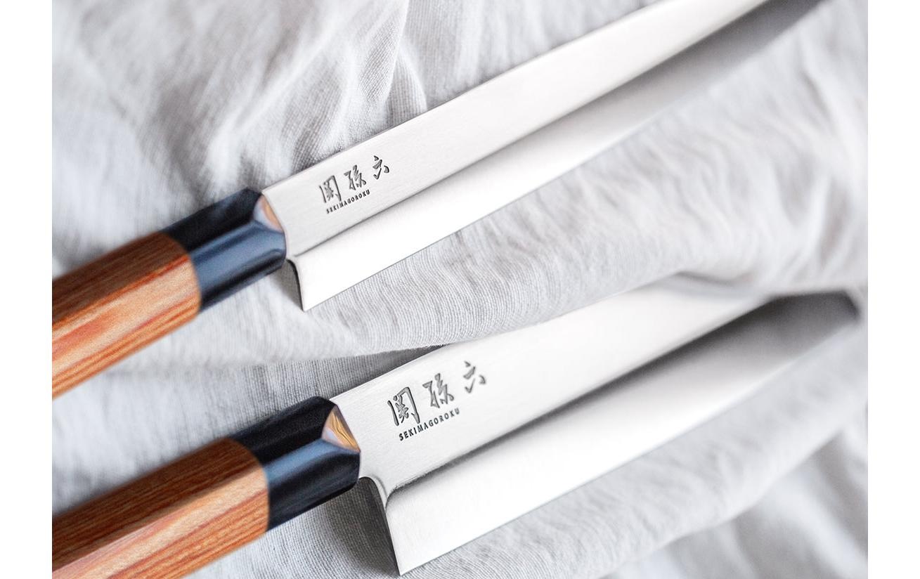 KAI Asiamesser Seki Magoroku Redwood 2019 Yanagiba Filet 24 cm