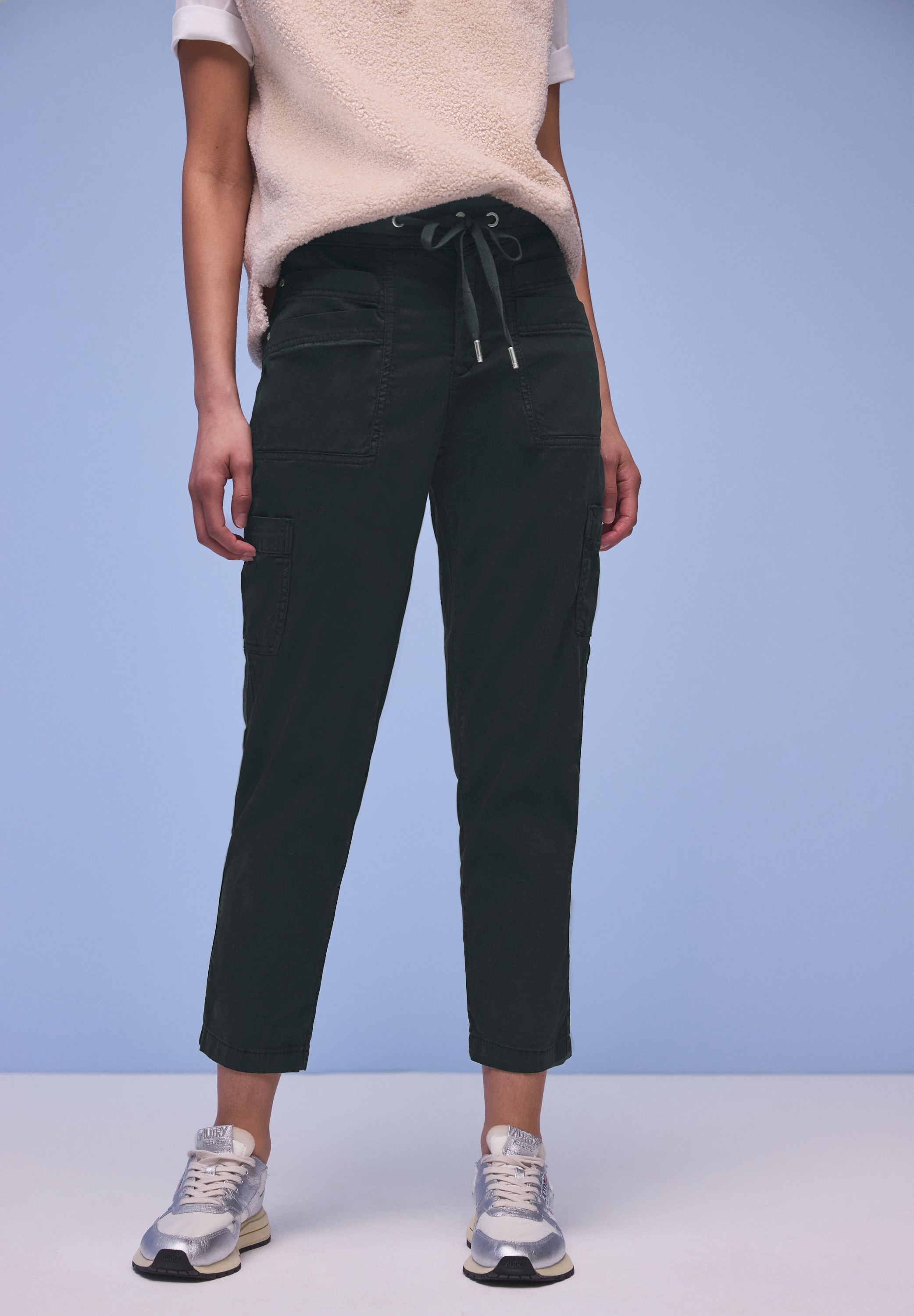 STREET ONE Pantalon de jogging »Style Bonny«  mit Cargo-Taschen und Kordelzug