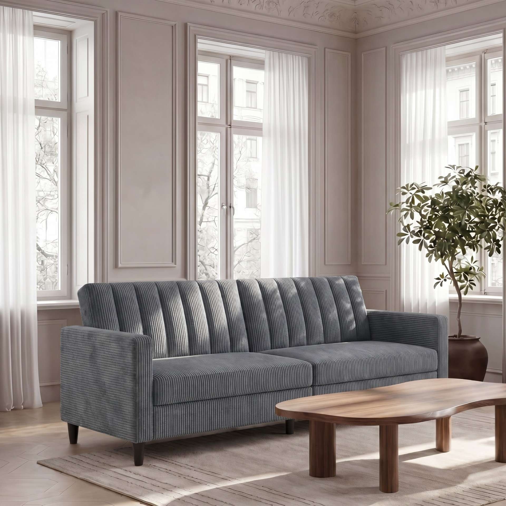 Dorel Home 3-places »Celine« dossier en 2 parties, réglable en 3 positions, hauteur d'assise 43 cm