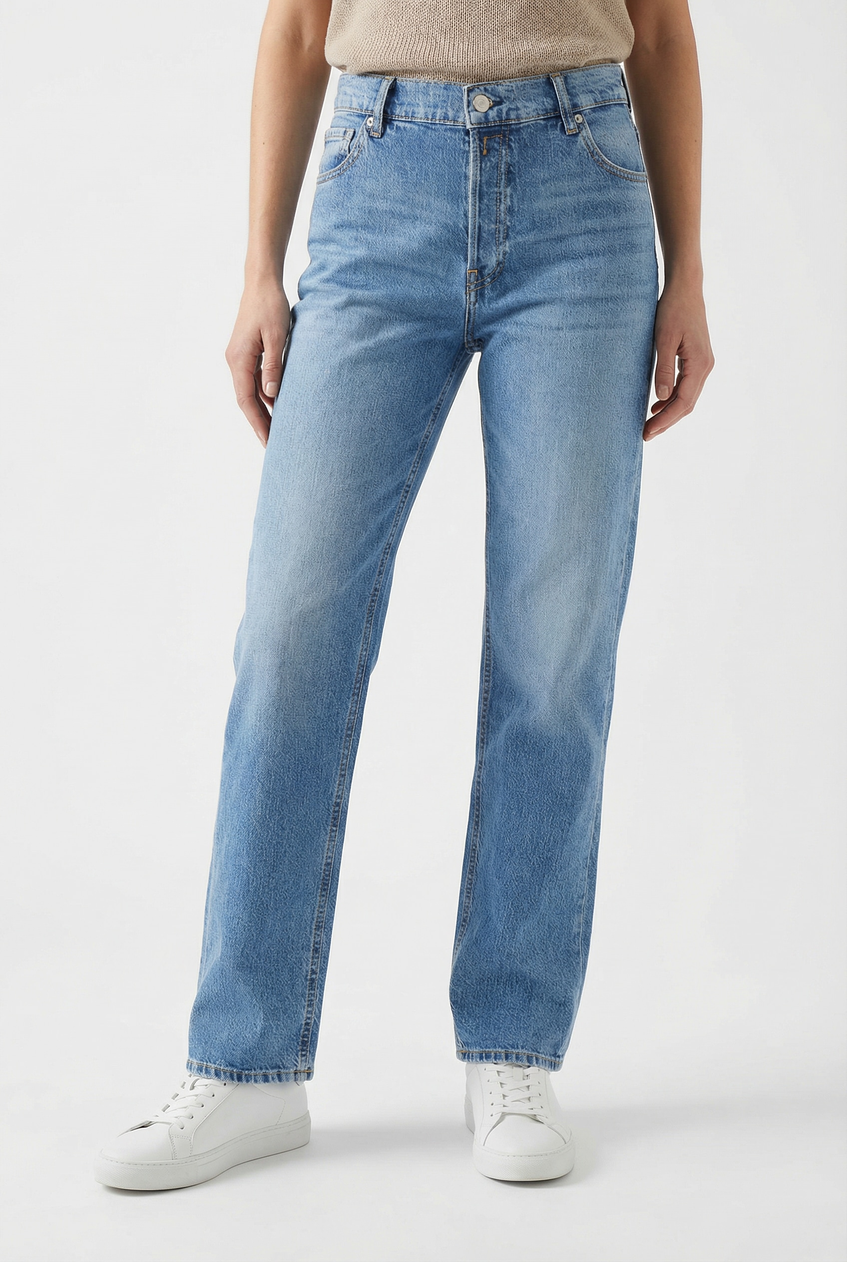 Image of Replay Boyfriend-Jeans "Jaylie" mit geradem Bein