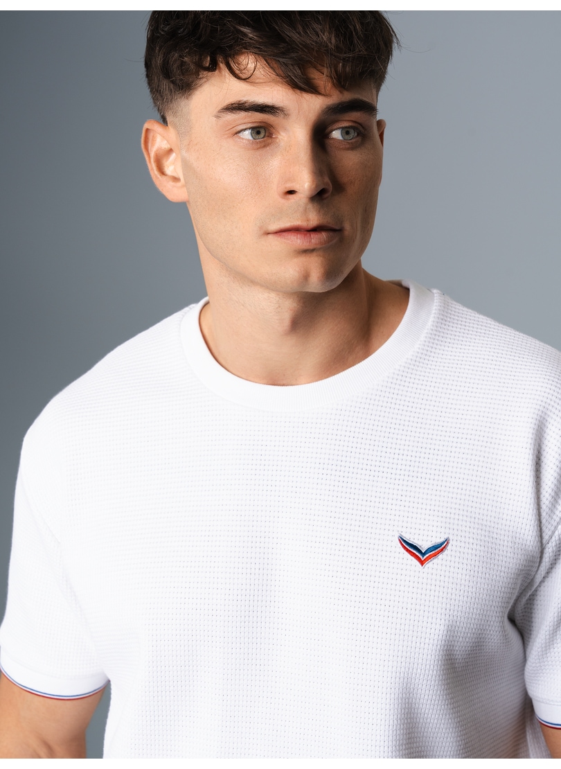 Trigema T-Shirt »TRIGEMA Oversized T-Shirt in Waffeloptik«, (1 tlg.)