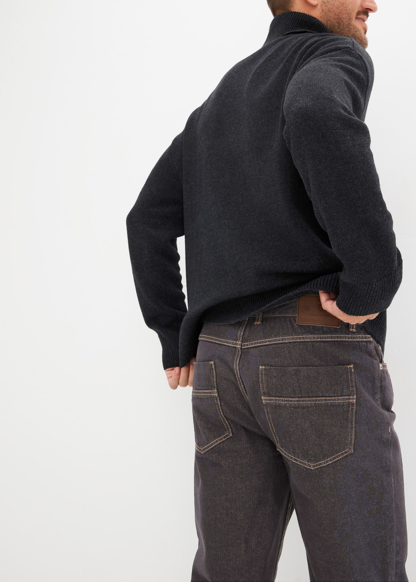 bonprix Jeans coupe régulière 1 5-Pocket Form