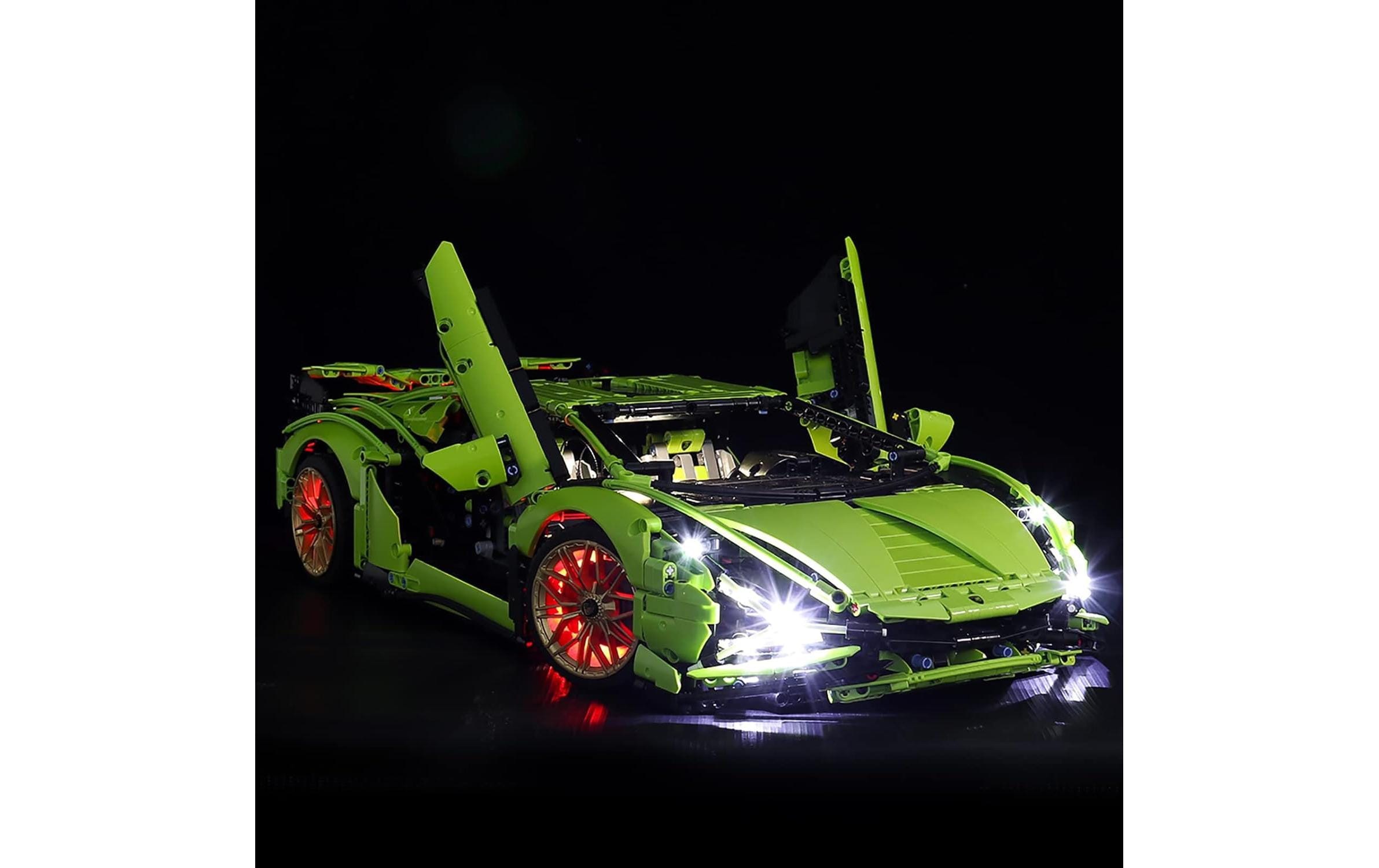Image of Steinbaukasten "BrickBling LED-Licht-Set für LEGO Lamborghini Sián FKP 37 -42115"