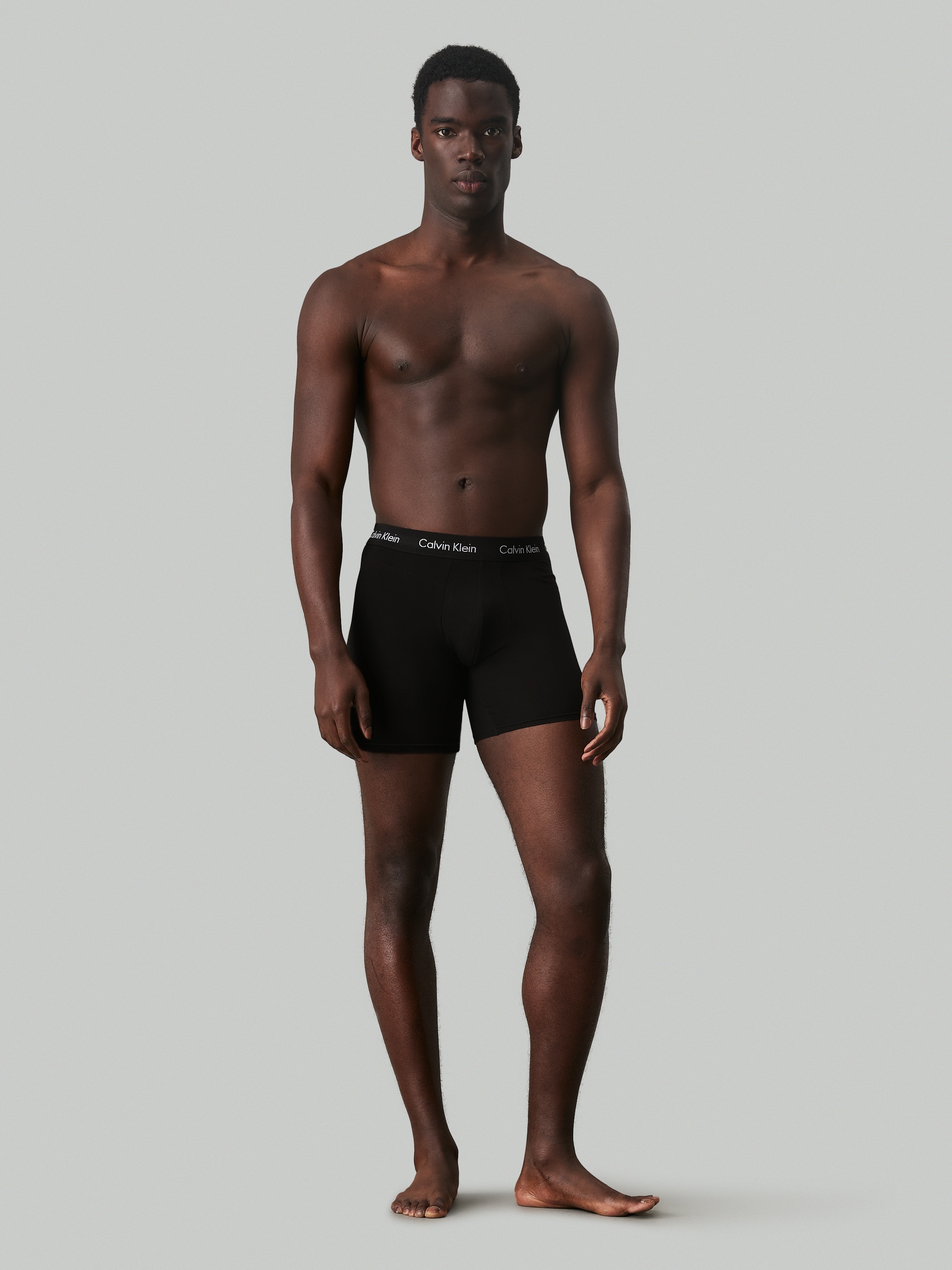 Calvin Klein Underwear Boxer »Boxer Brief 7PK« Packung, 7er-Pack, 7 cuis mittlehoher Bund, langes Bein