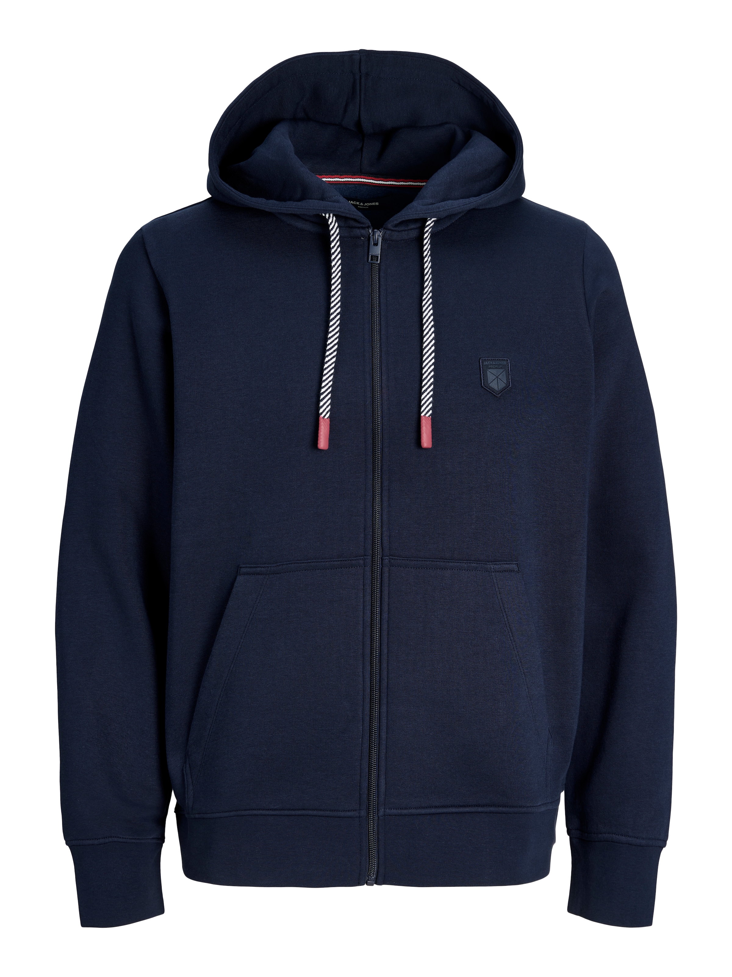 Image of Jack & Jones Kapuzensweatjacke "JPRBLURONALDO SWEAT ZIP HOOD SMU" Baumwollmischung, regular fit