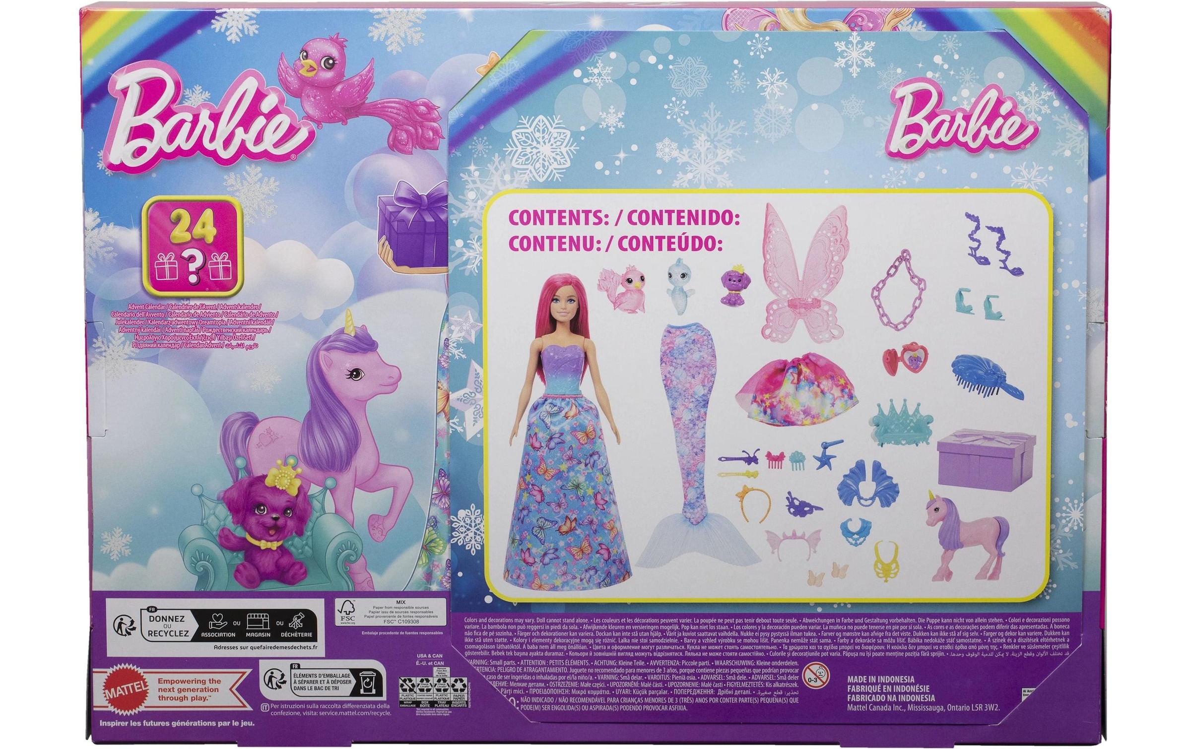 Barbie Adventskalender »Barbie Dreamtopia 2024«, ab 3 Jahren