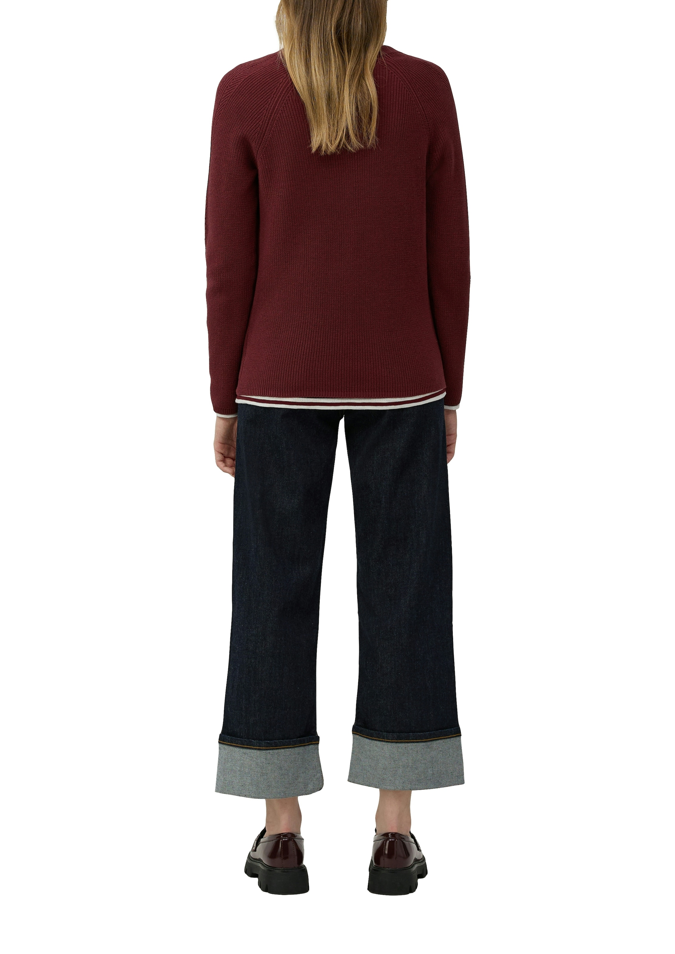 s.Oliver Pull en tricot avec encolure en V